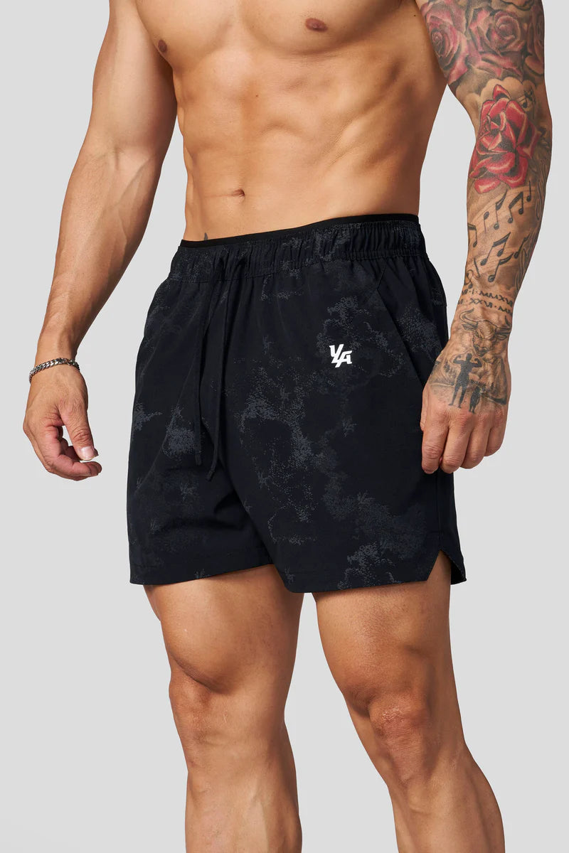 Short Reflectivo Fitness - Negro