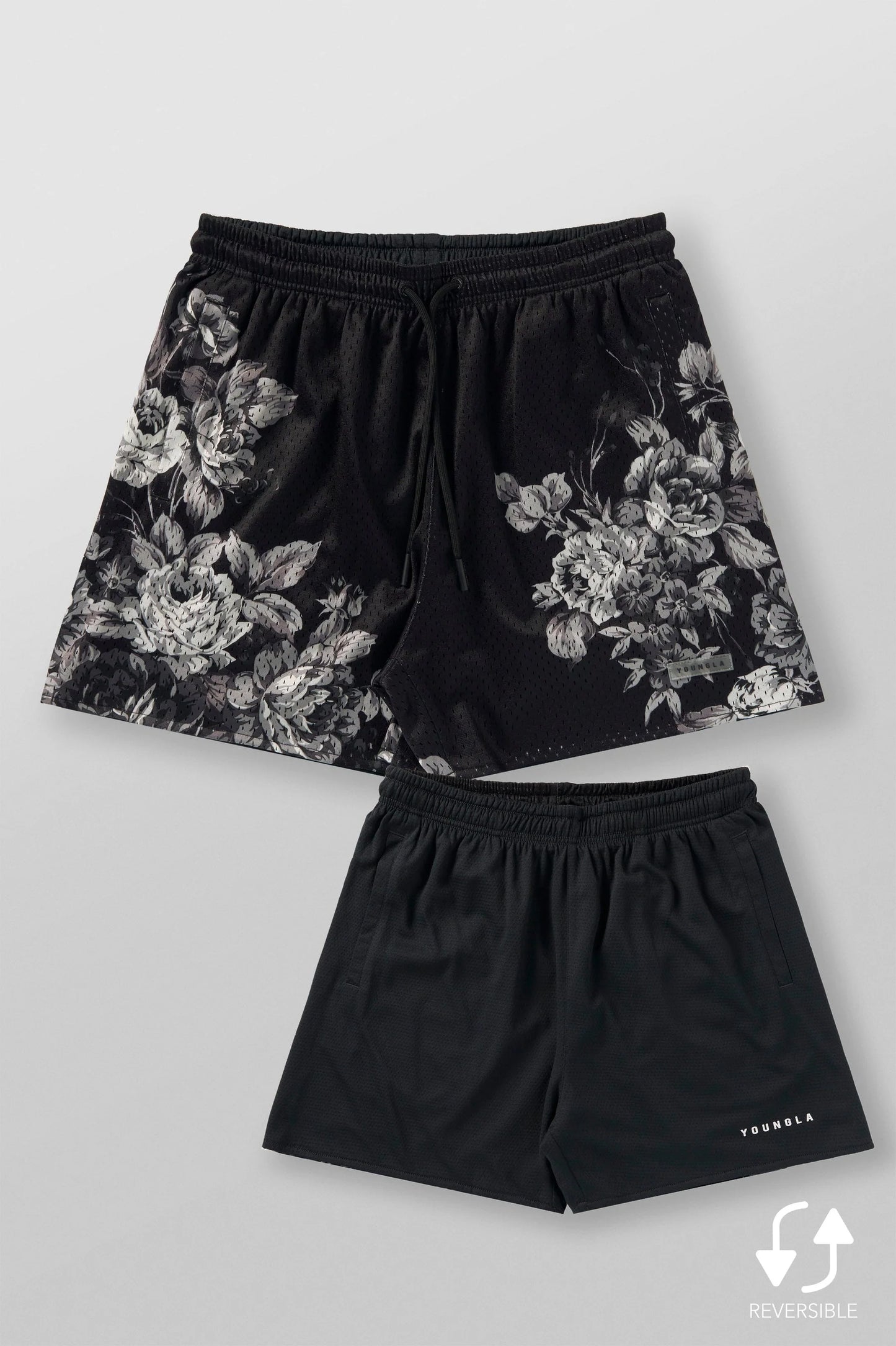 Short Malla Skulls - Negro