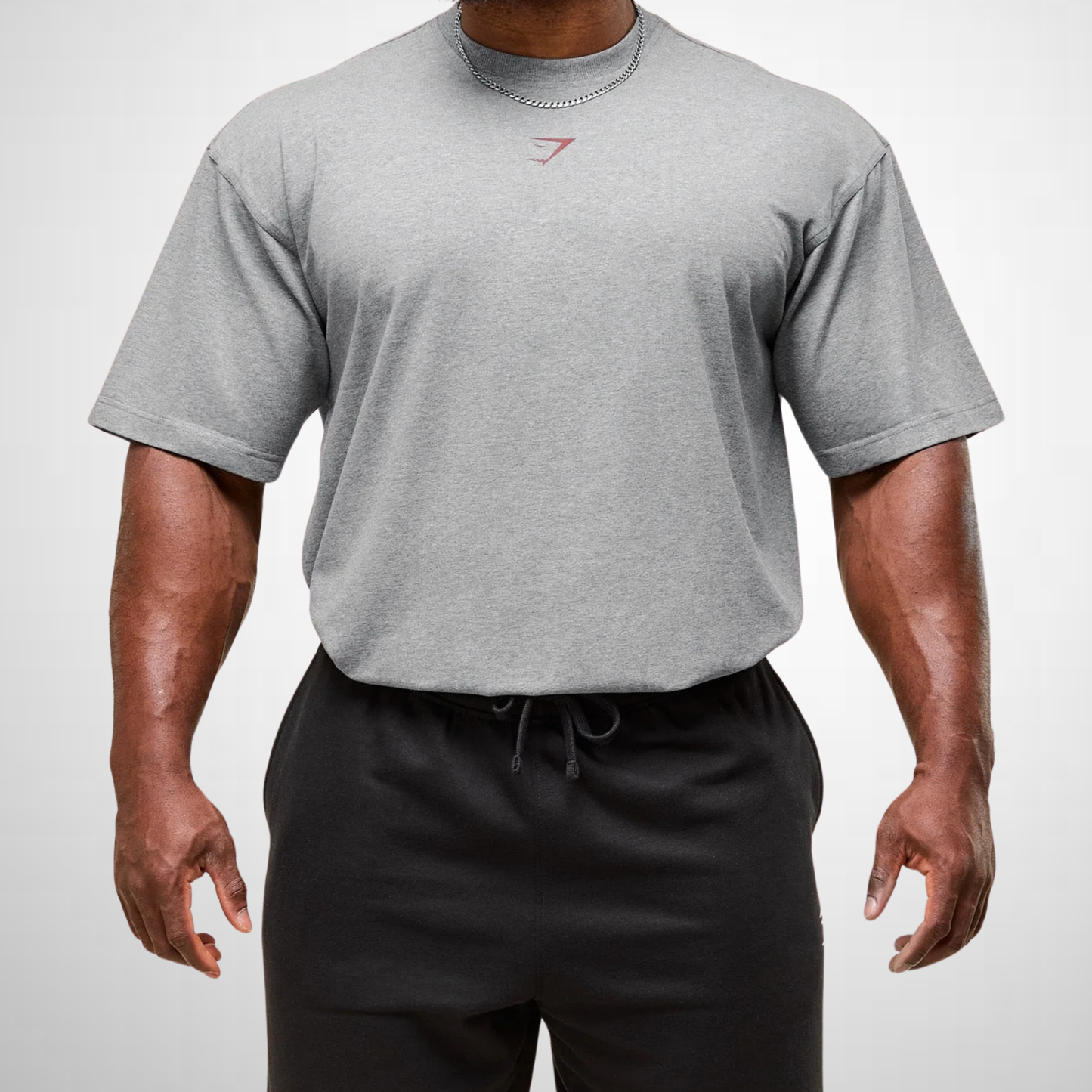 Playera Power - Gris/Rojo