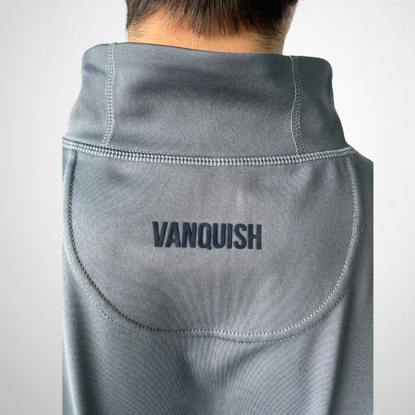 Vanquish Hoodie 1/4 Zip - Gris Onix