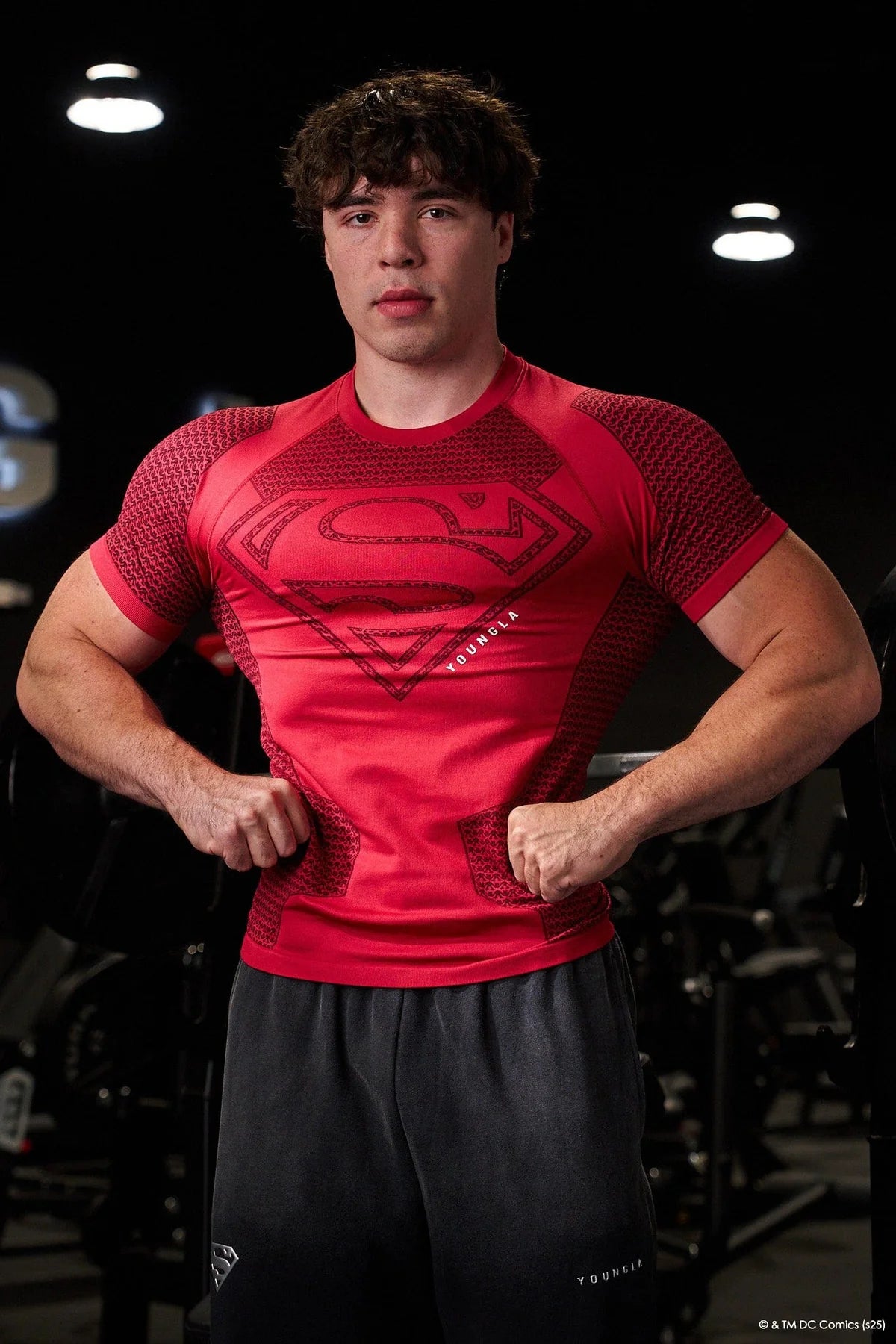 Playera Compresión Superman - Roja