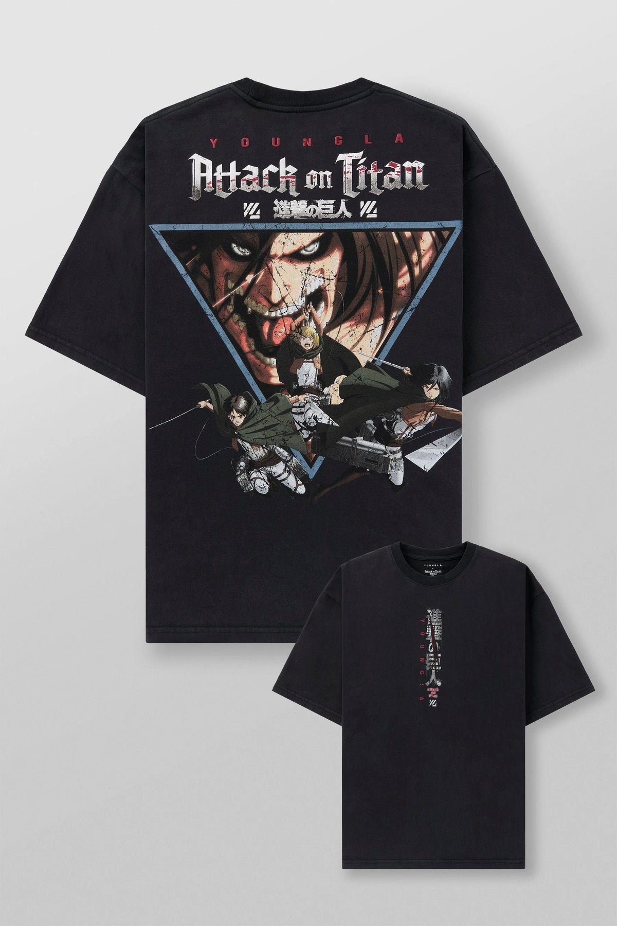 Playera AOT - Negro