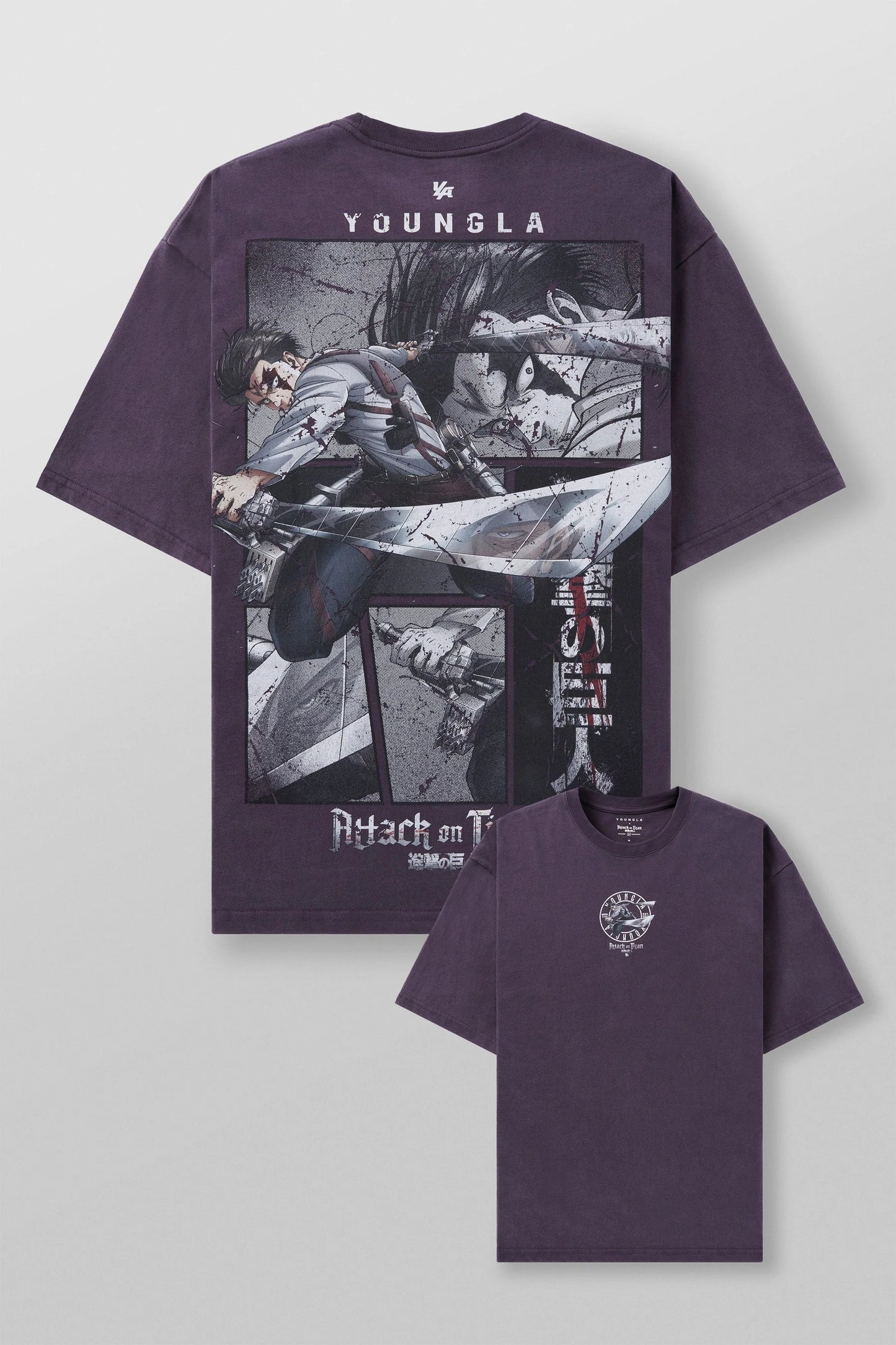 Playera AOT - Morada