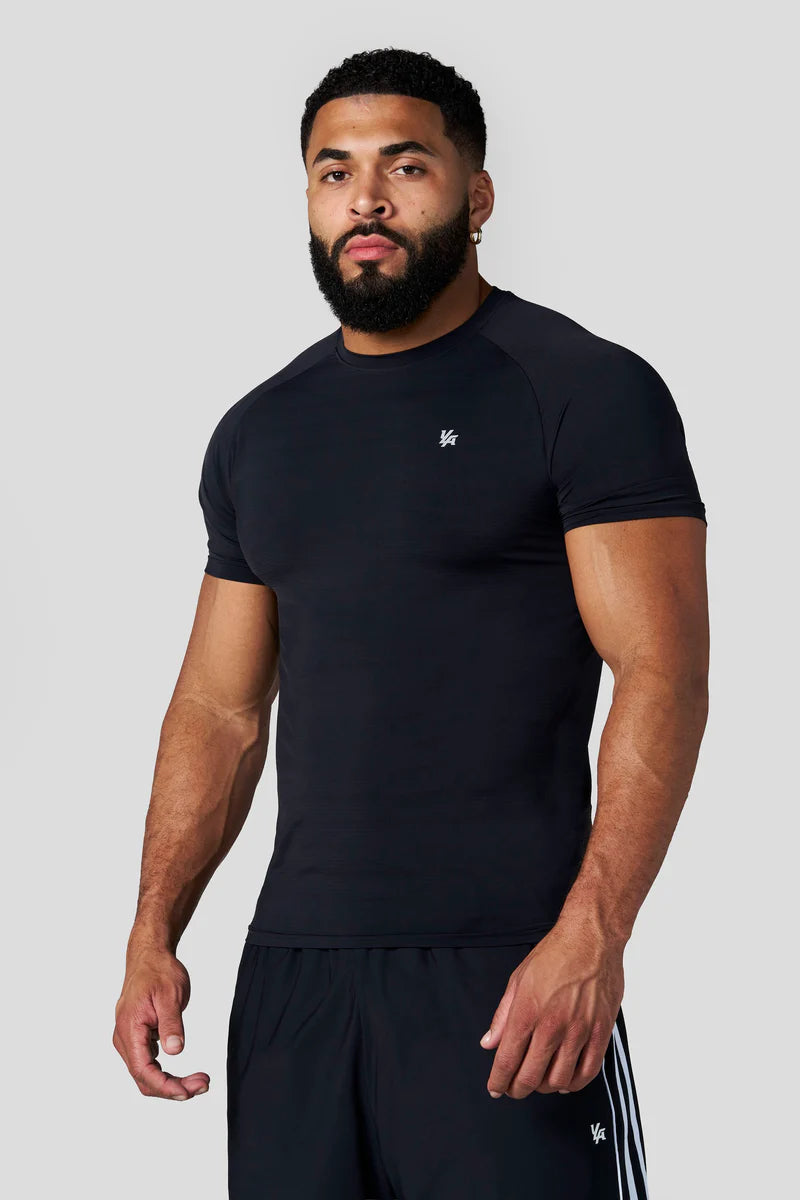 Playera Compresión Liquid - Negra