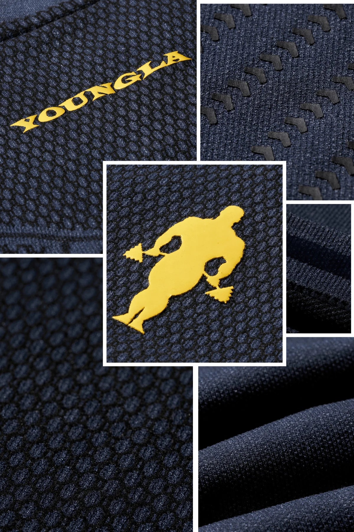 Playera Compresión Gold´s Gym - Azul