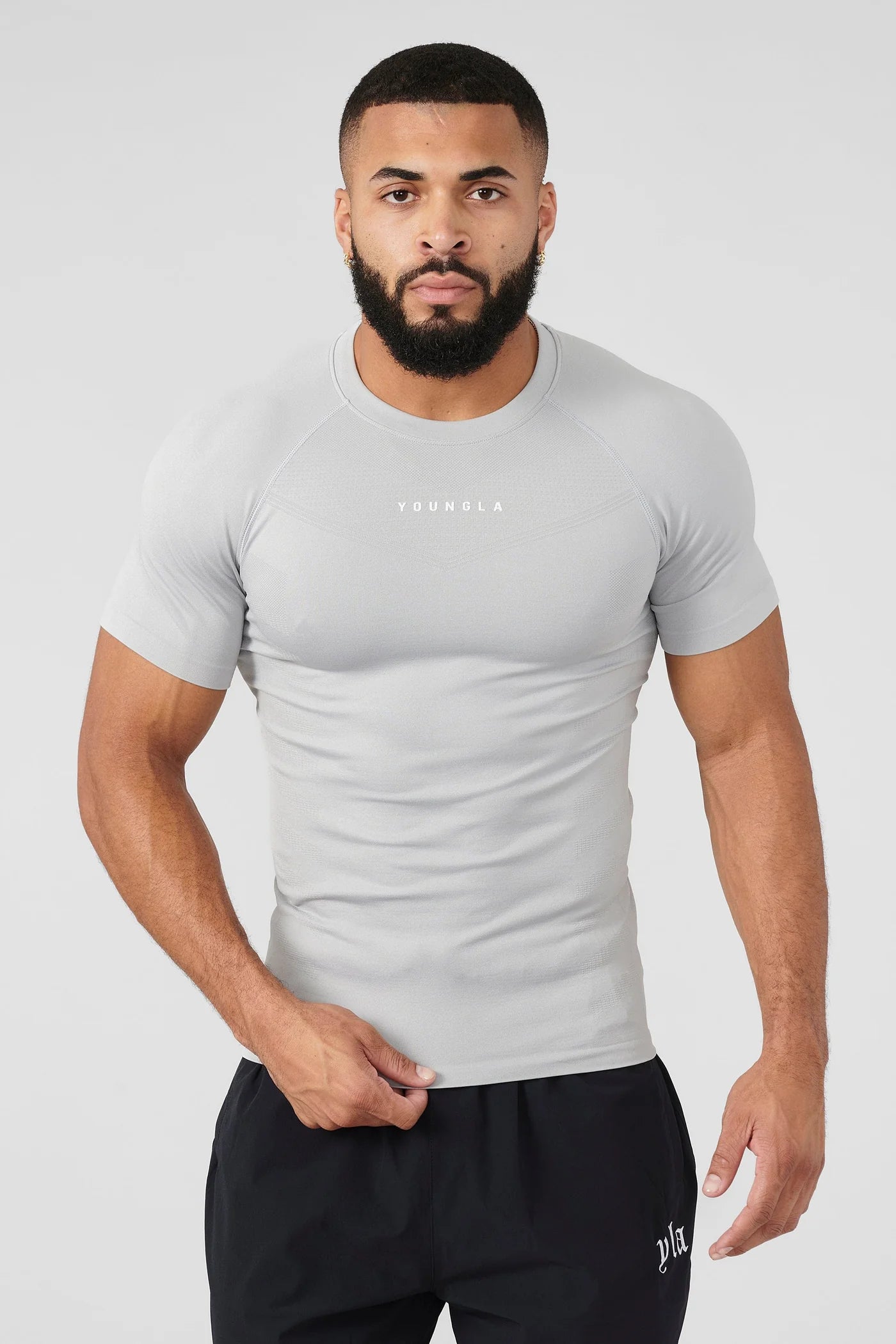 Playera Compresión SuperVillain - Gris