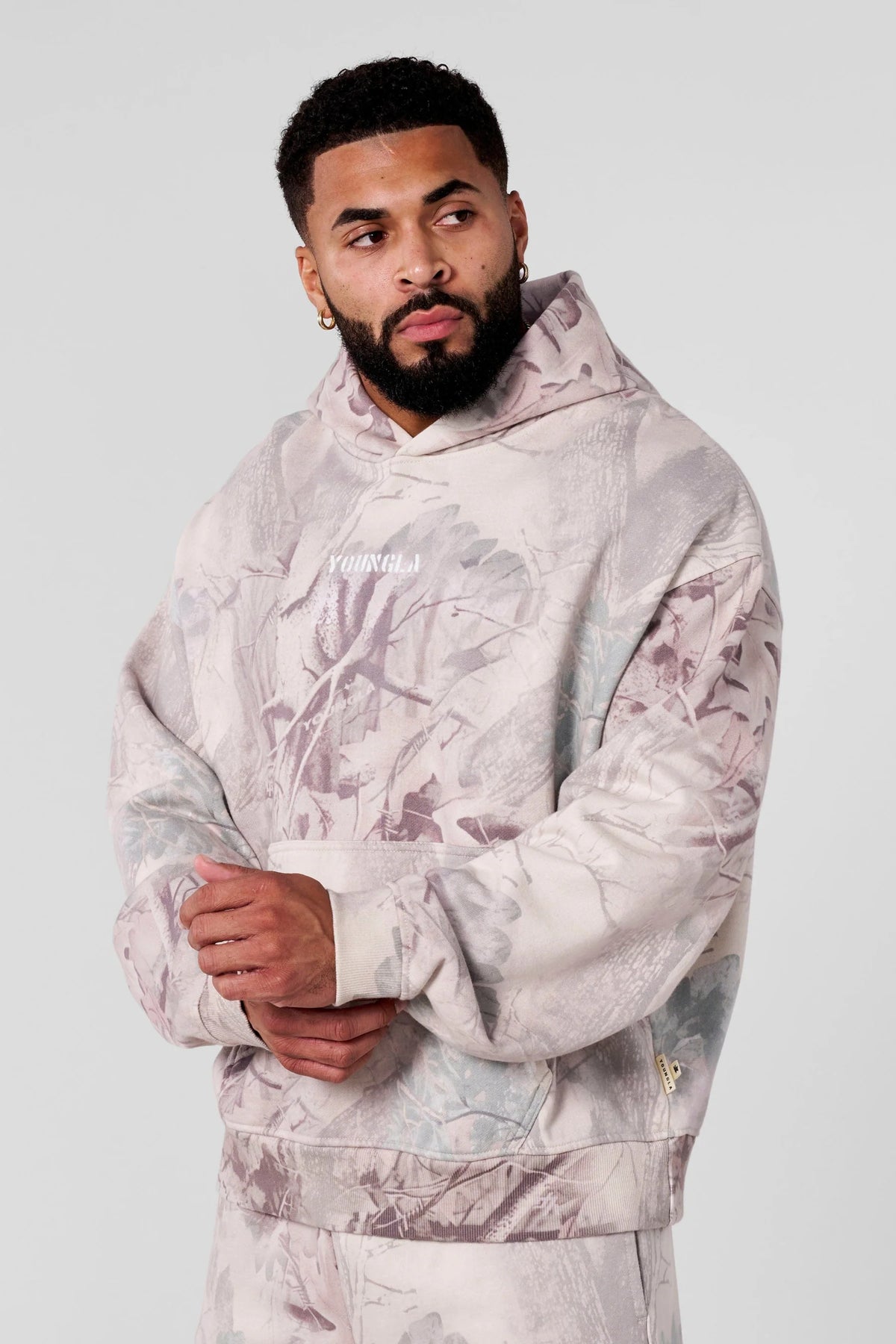Hoodie Camuflada - Beige Camo