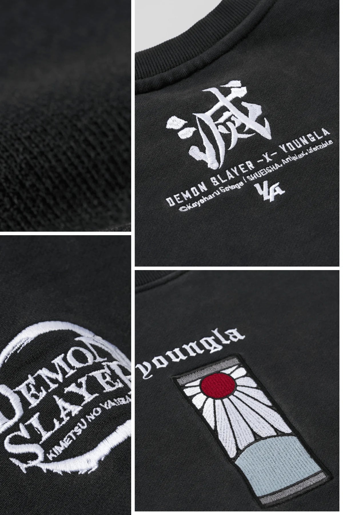 Suéter Demon Slayer - Negro