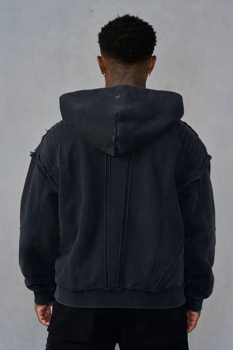Hoodie Zip Armored Batman - Negra