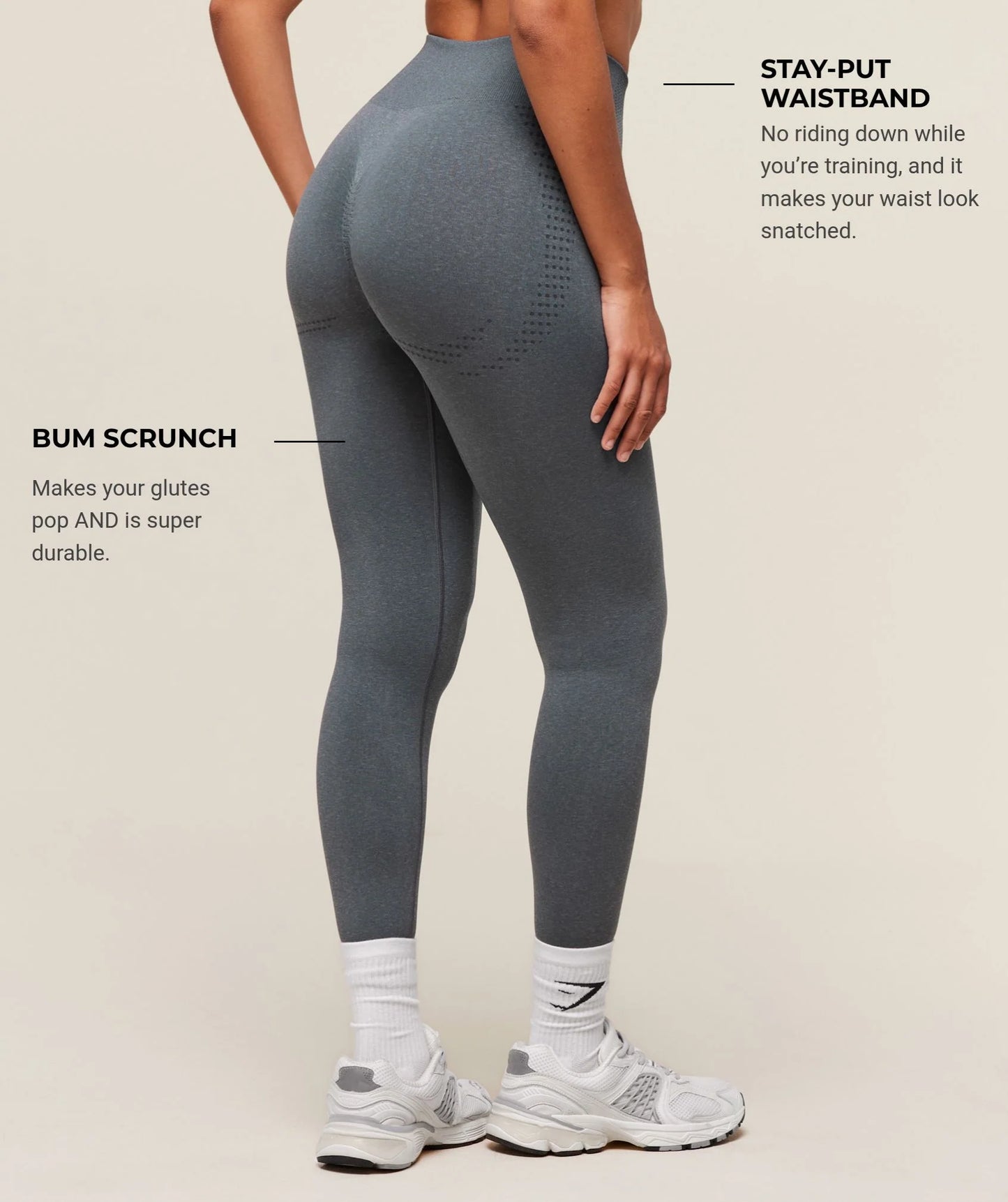Legging Vital - Gris Azulado