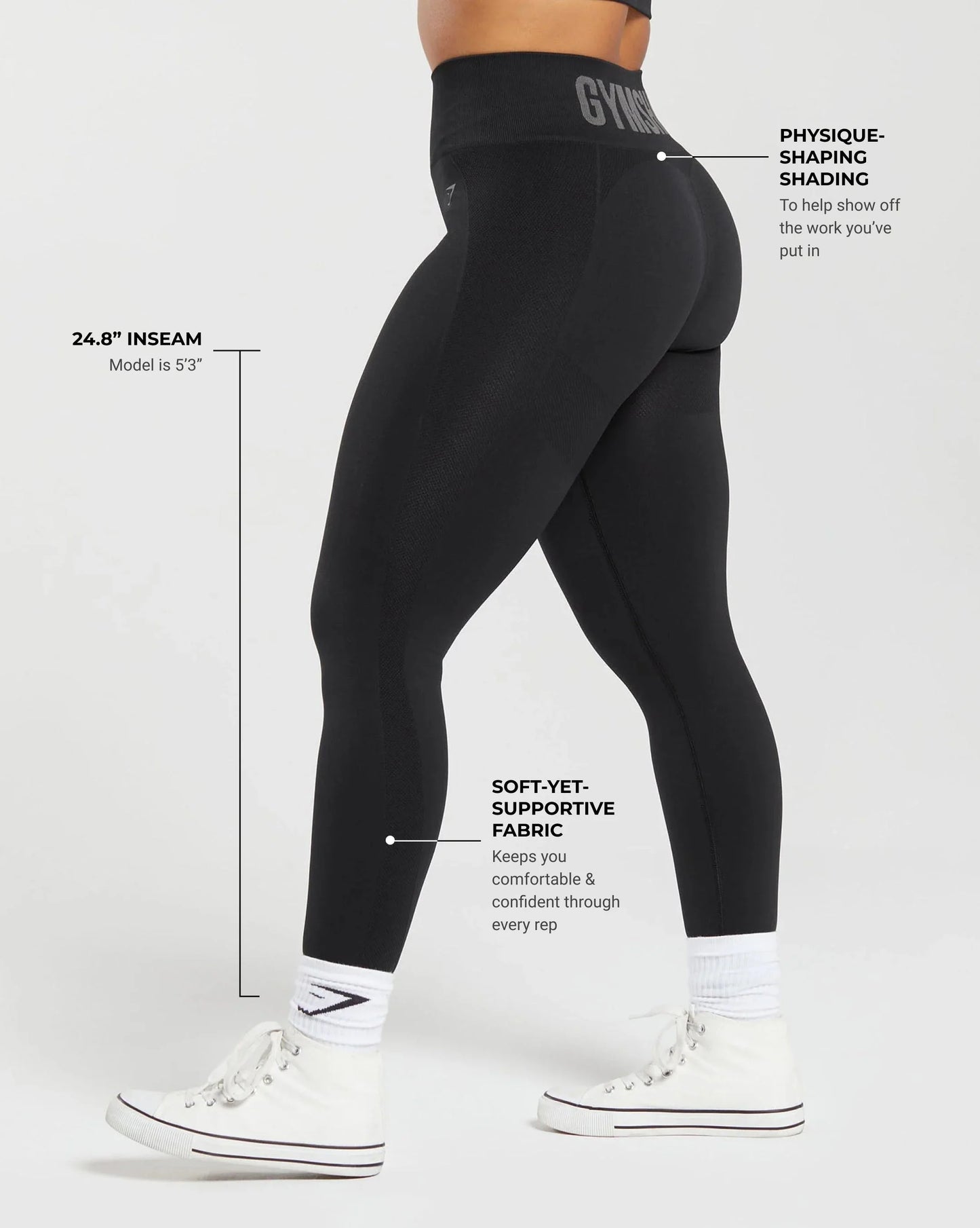Leggings Flex - Negro