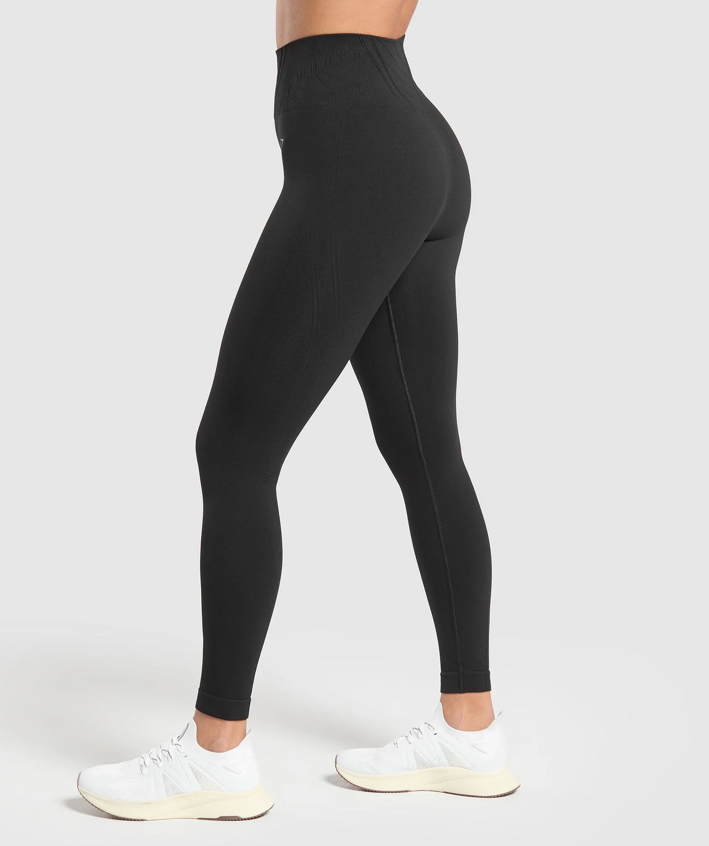 Leggings Sin Costuras Corset - Negro