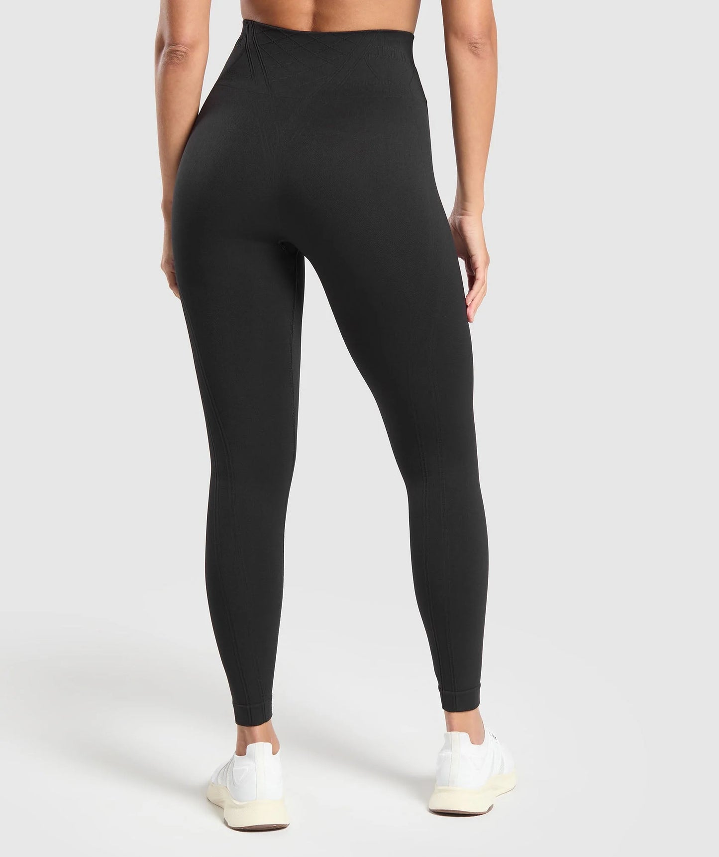 Leggings Sin Costuras Corset - Negro