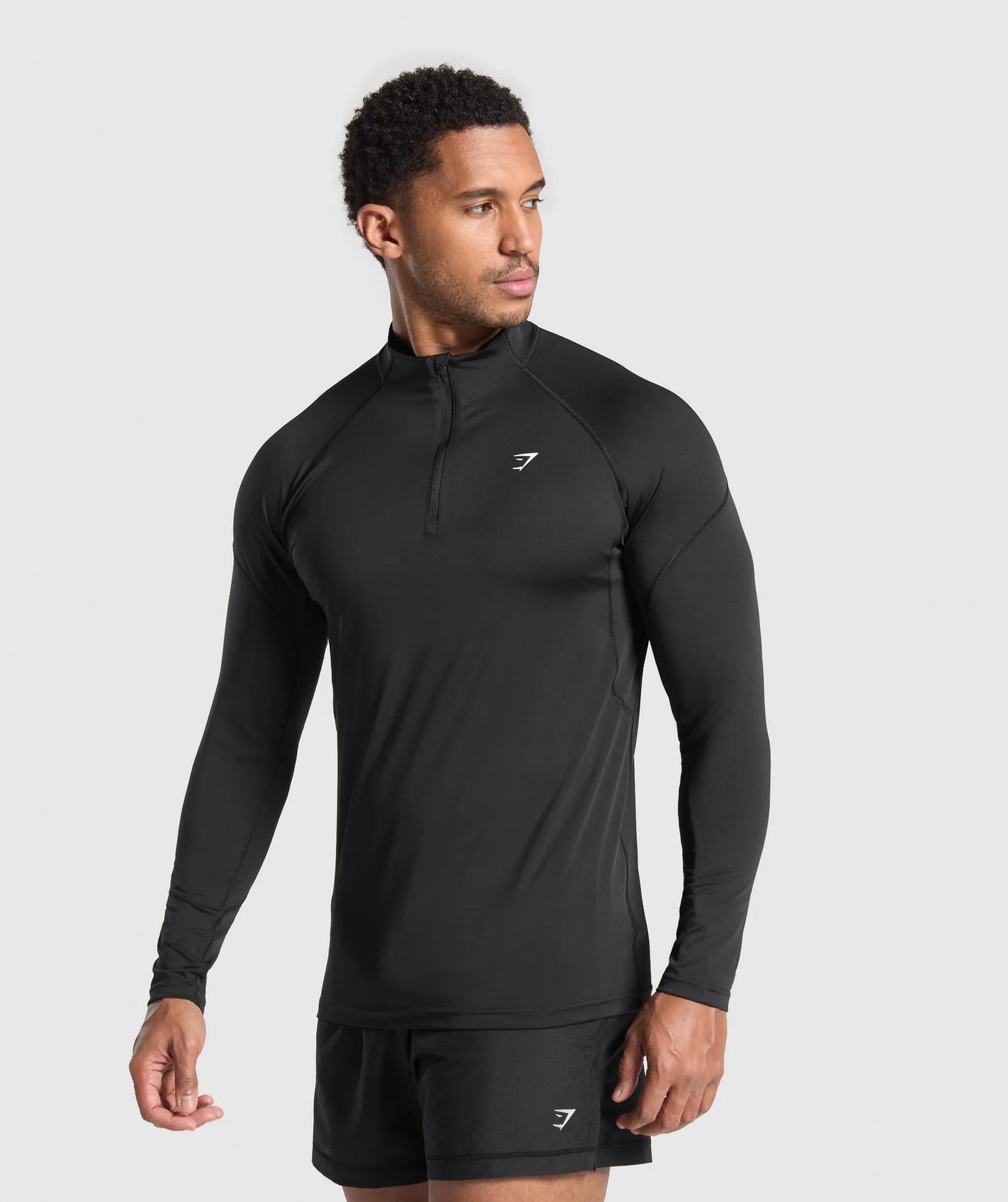 Hoodie Performance 1/4 Zip - Negro