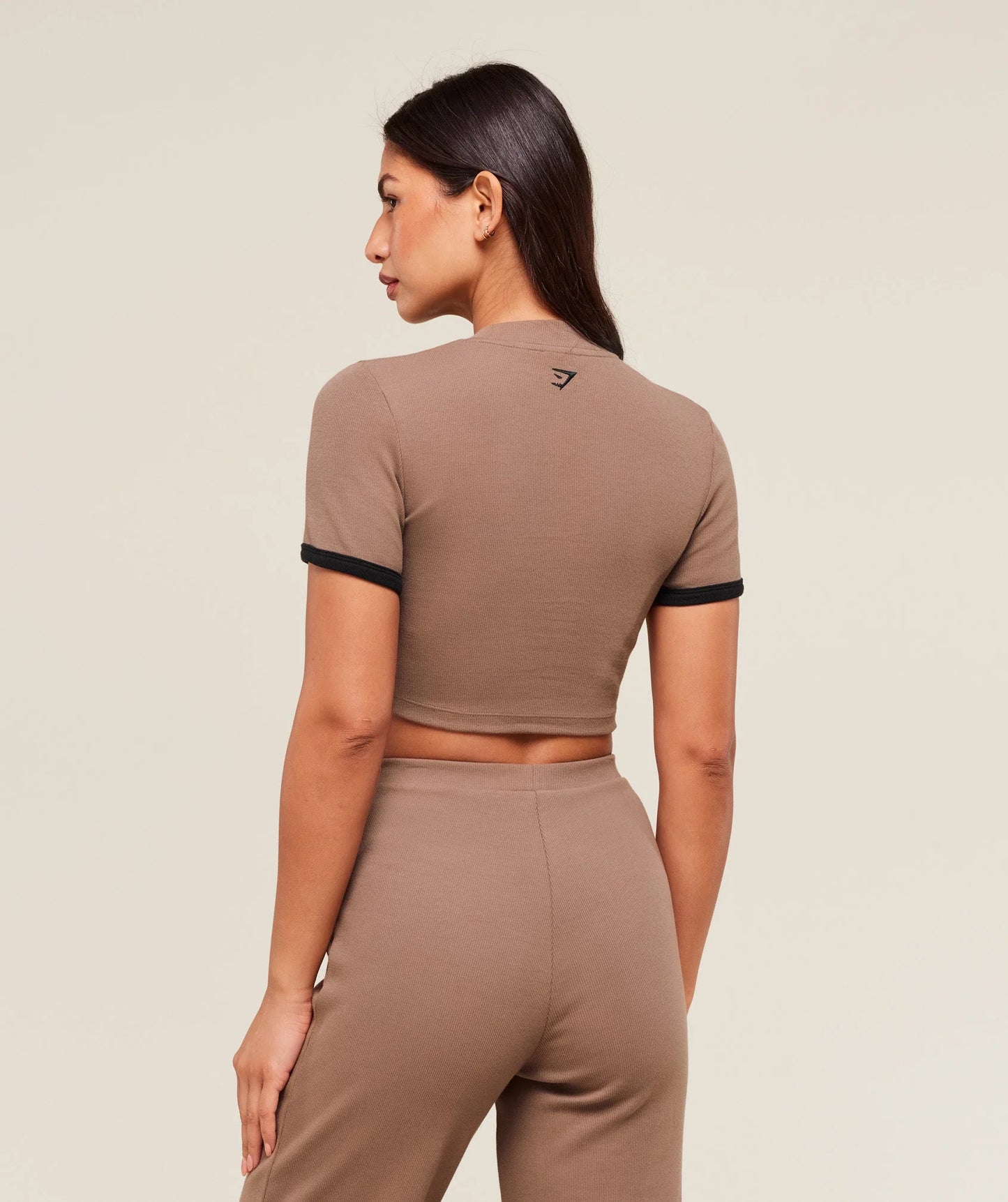 Crop Top Algodón - Mocha