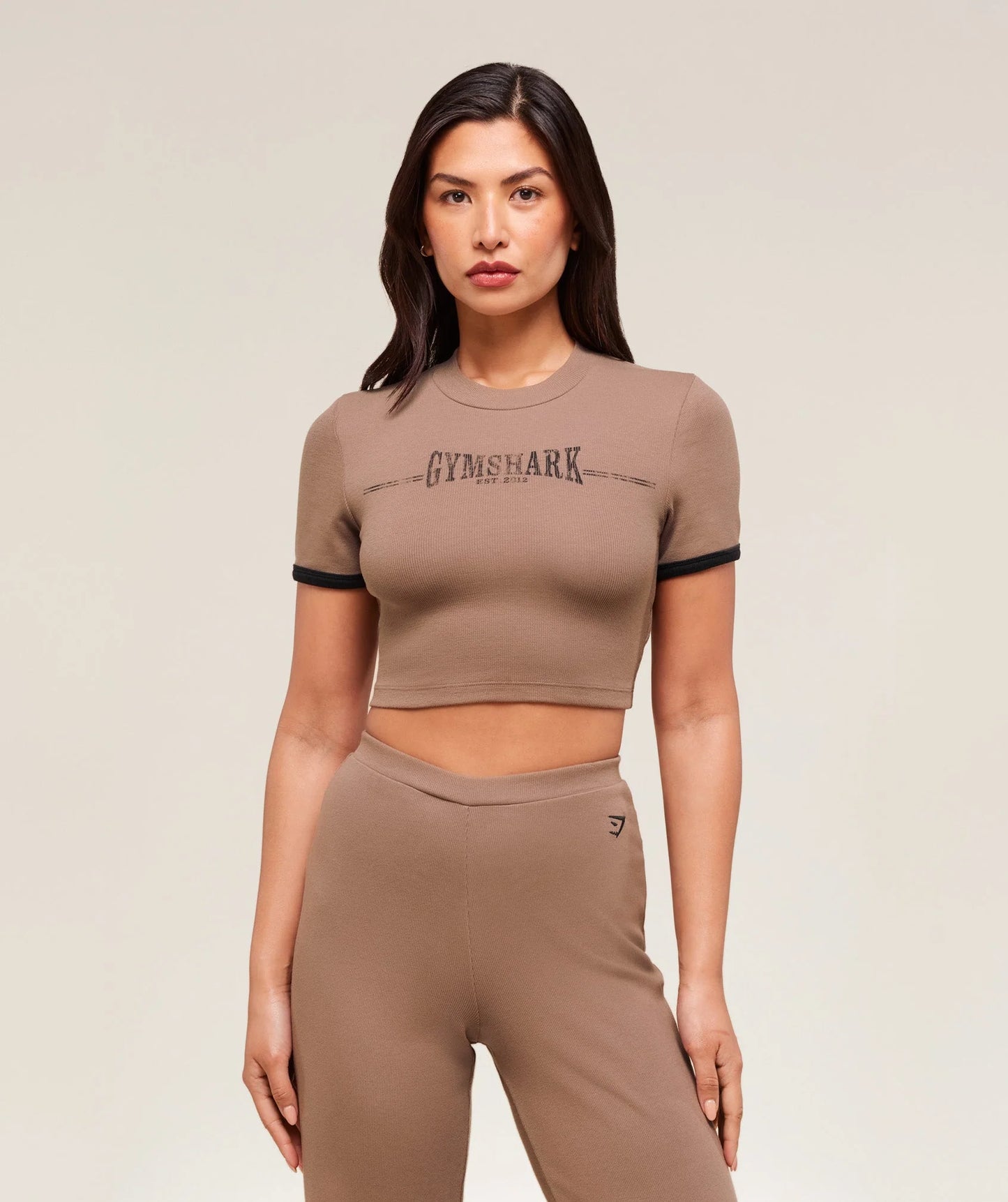 Crop Top Algodón - Mocha