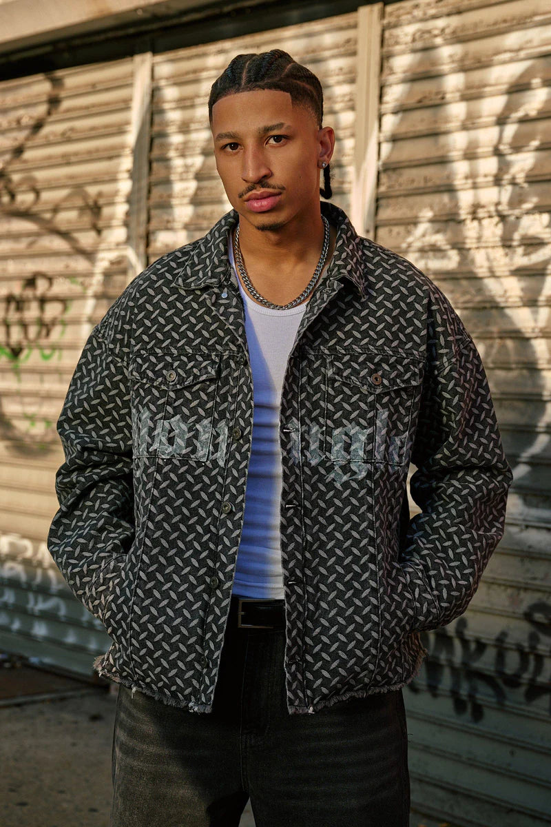 Chaqueta Denim - Negra Deslavada