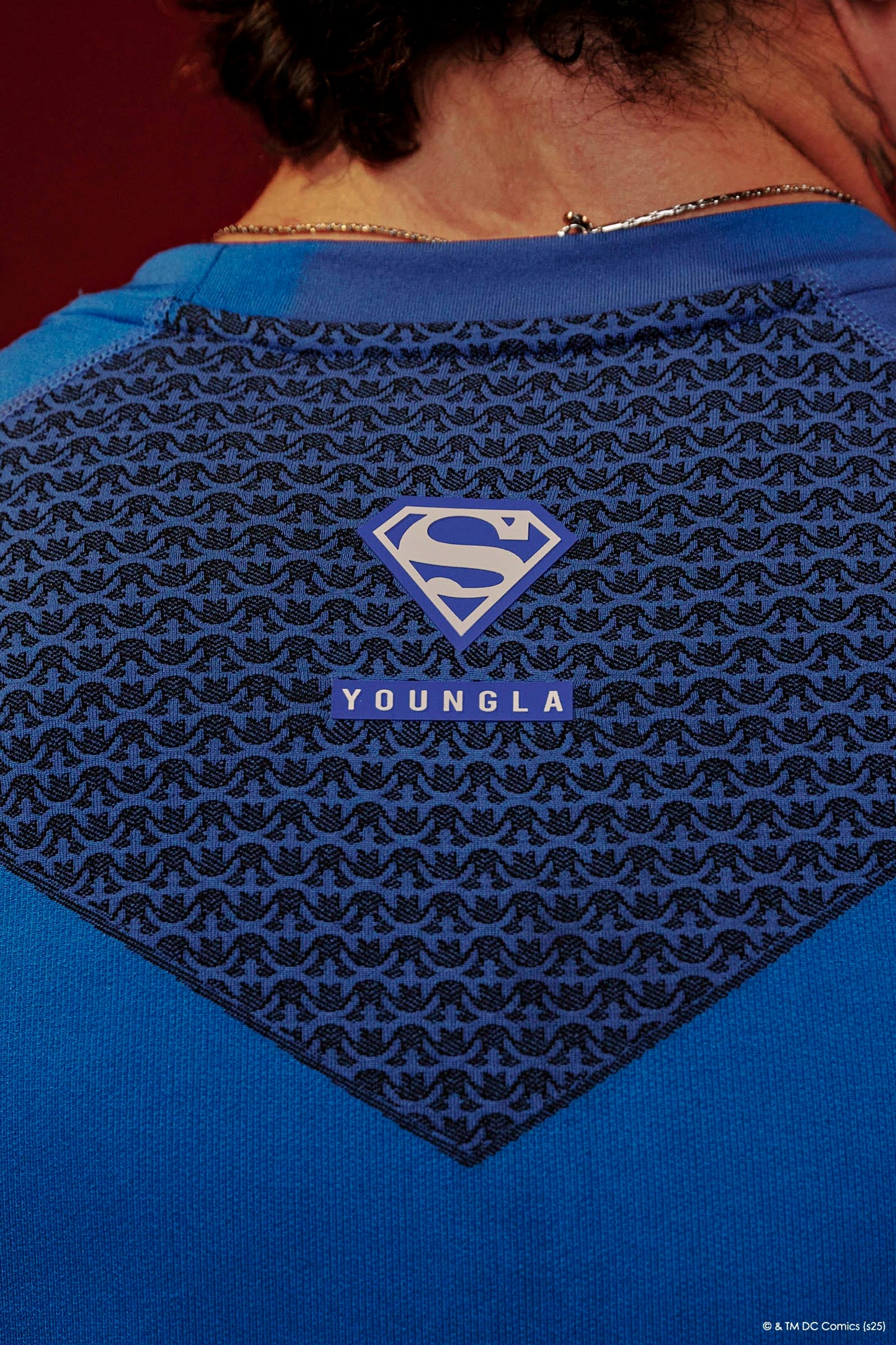Playera Compresión Superman - Azul