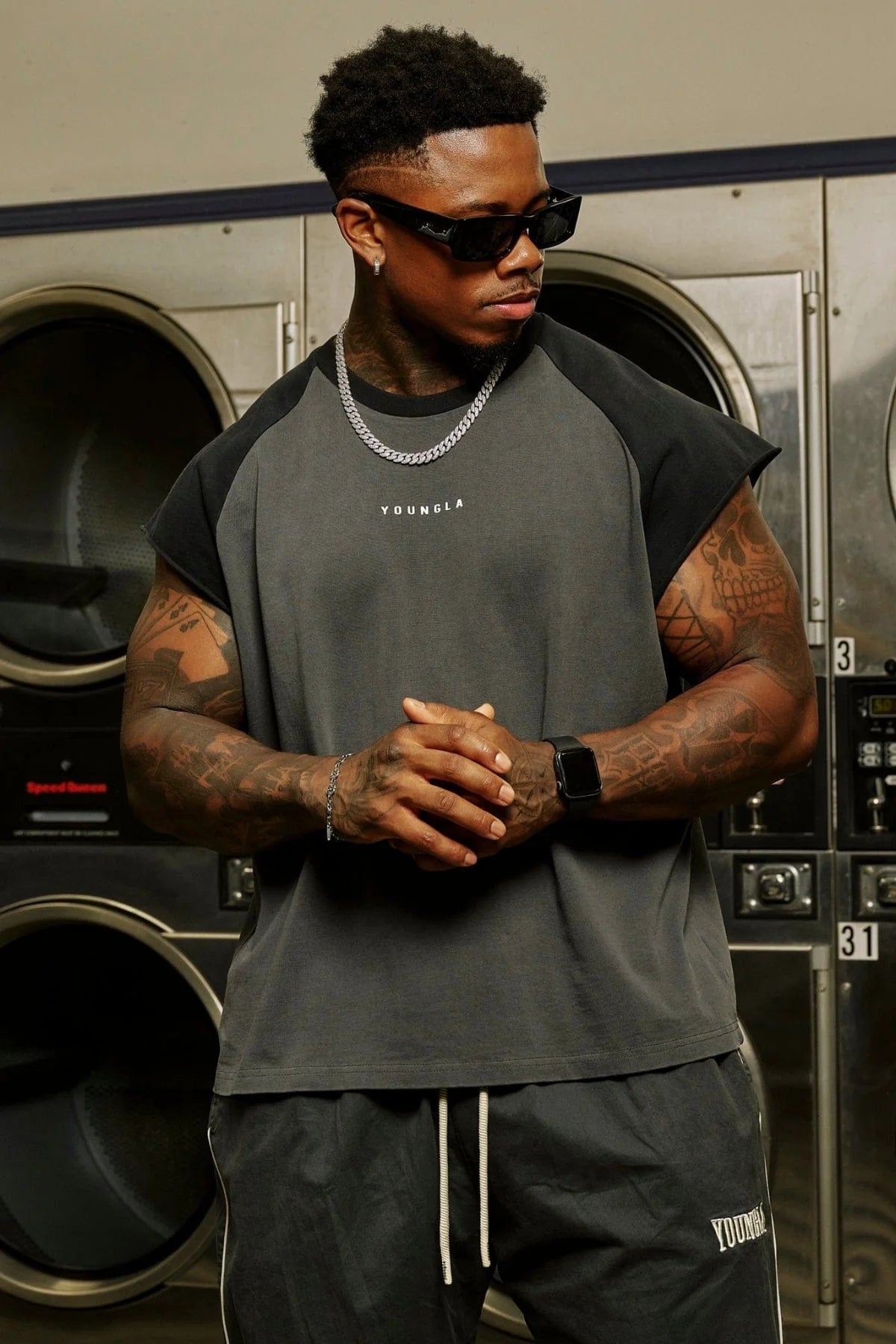 Tank Rambo - Gris/Negro