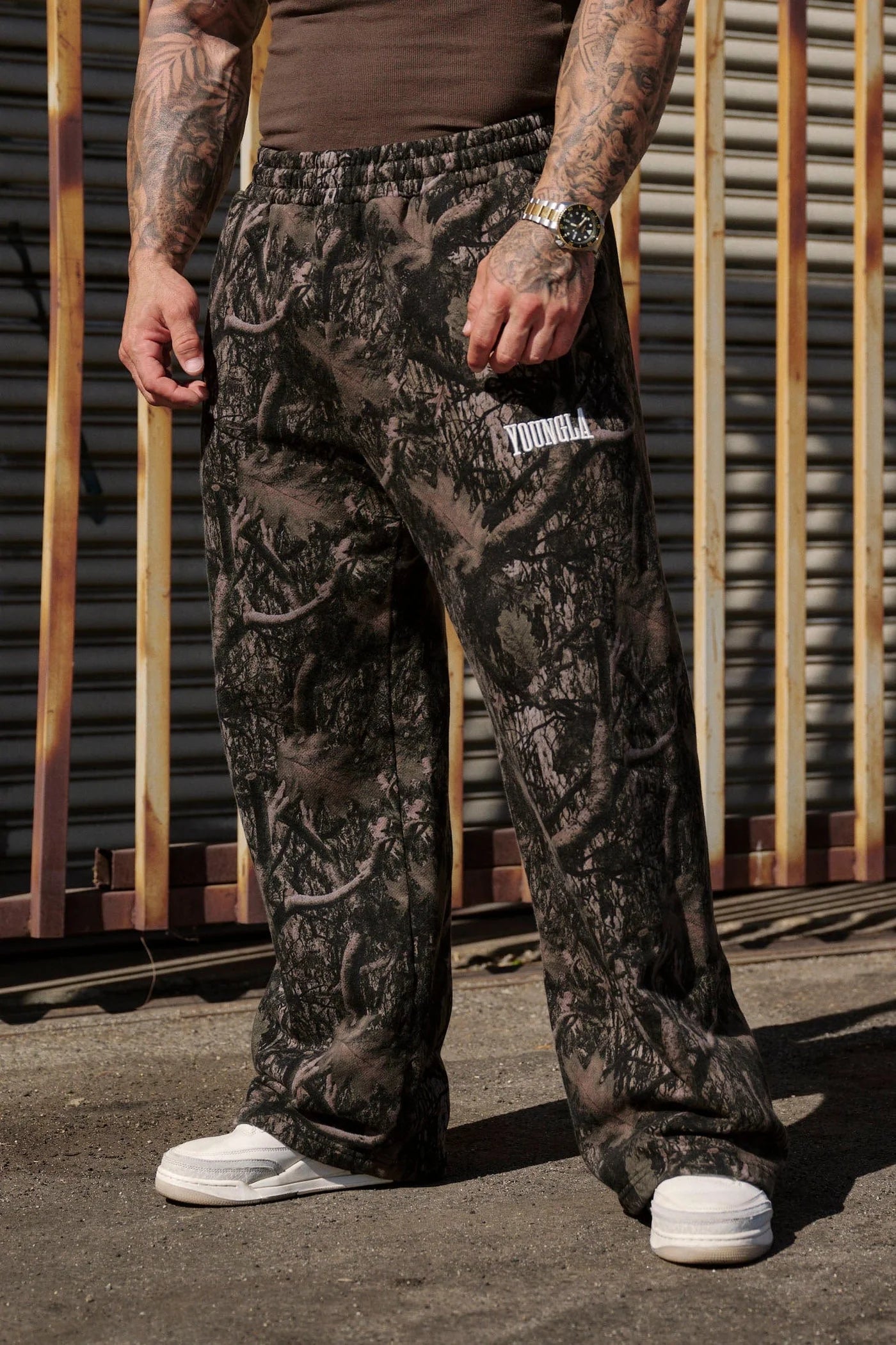 Jogger Baggy - Negro Camuflado