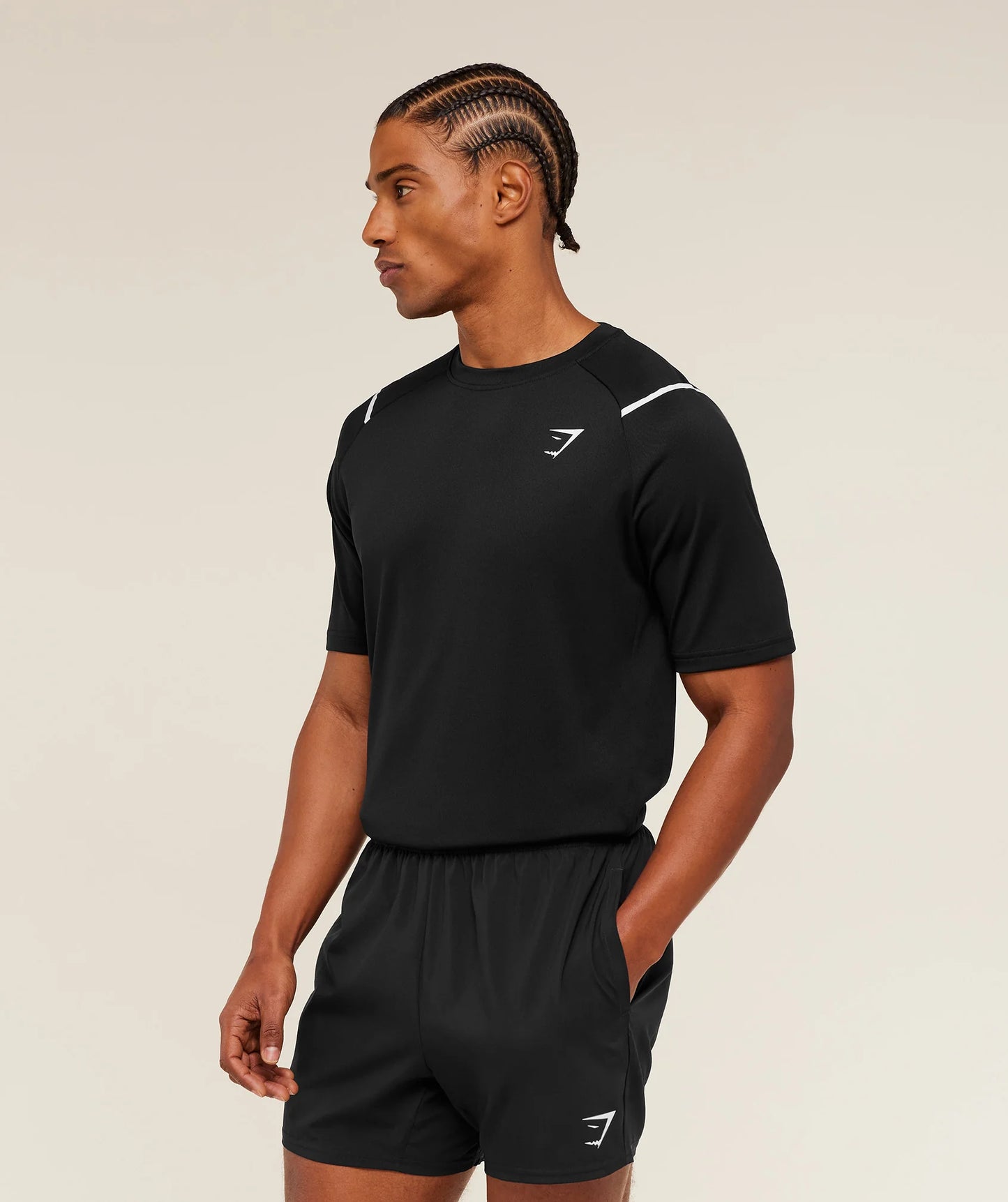 Playera Arrival Contrast - Negra