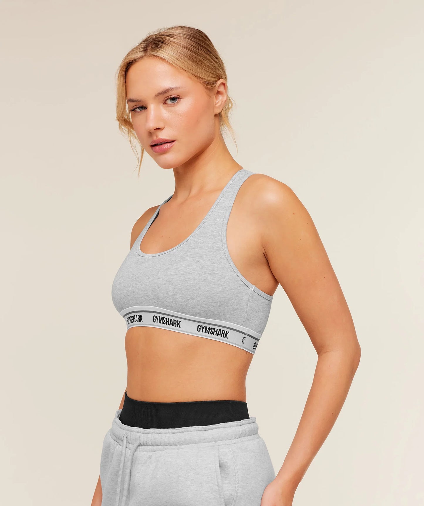 Bra Elástico Racerback - Gris
