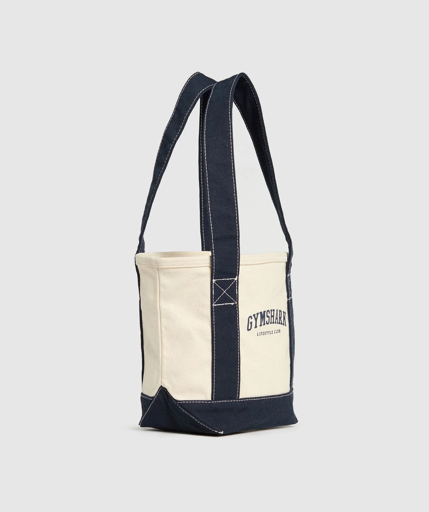 Bolsa Tote - Beige/Azul