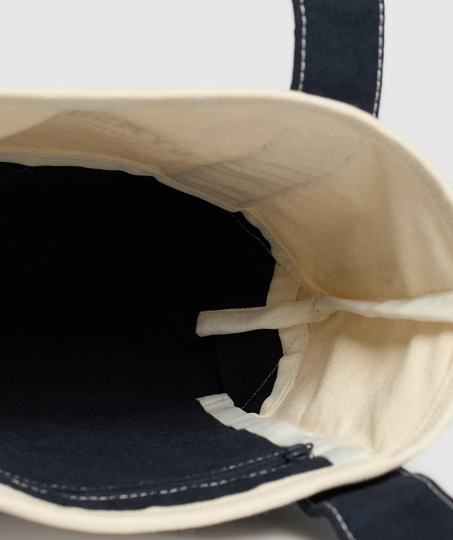Bolsa Tote - Beige/Azul