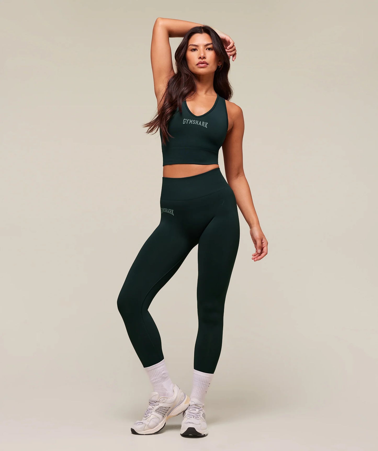 Legging Gráfico Seamless - Verde Azulado