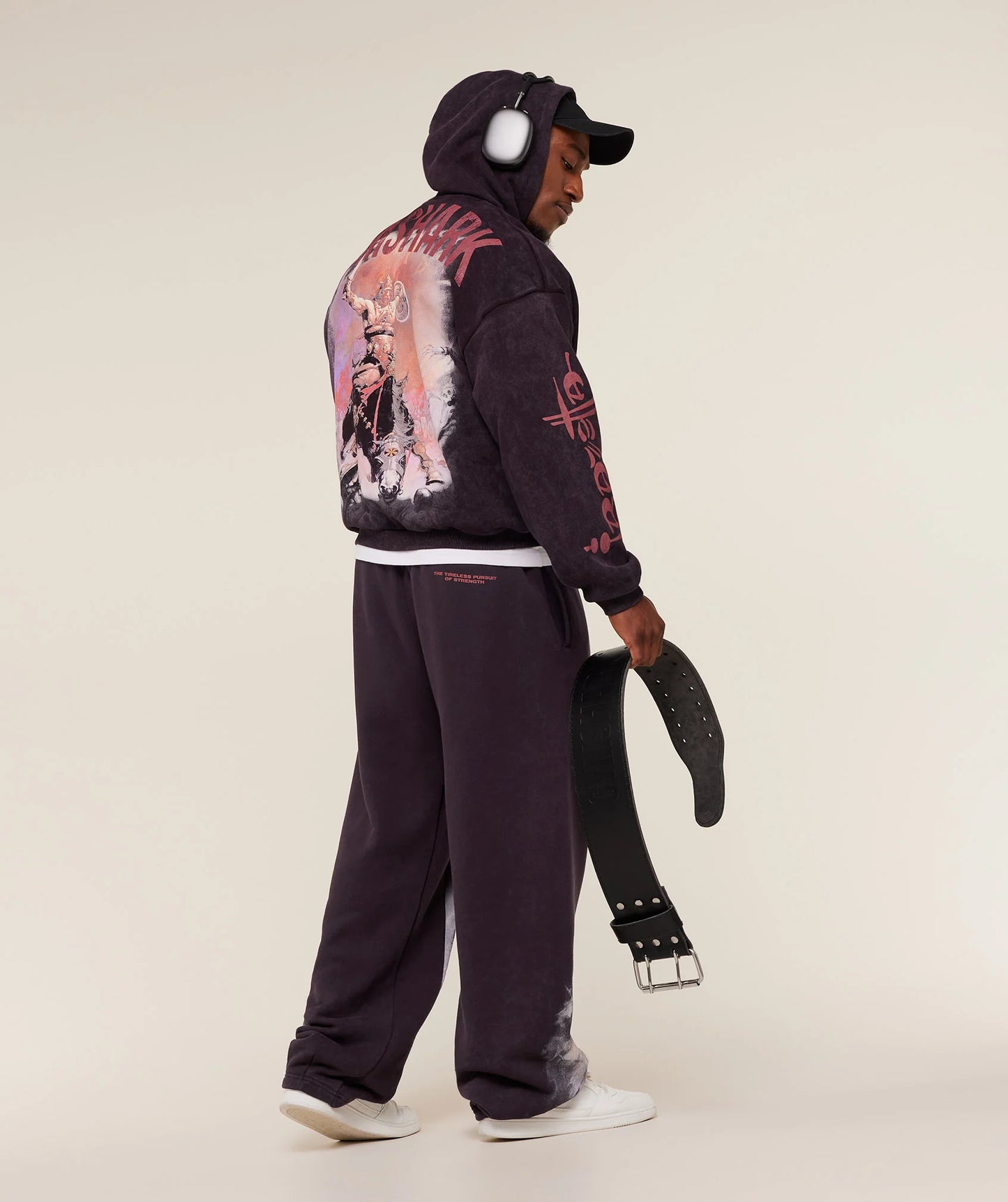 Hoodie Power Frazzeta - Negra/Rojo