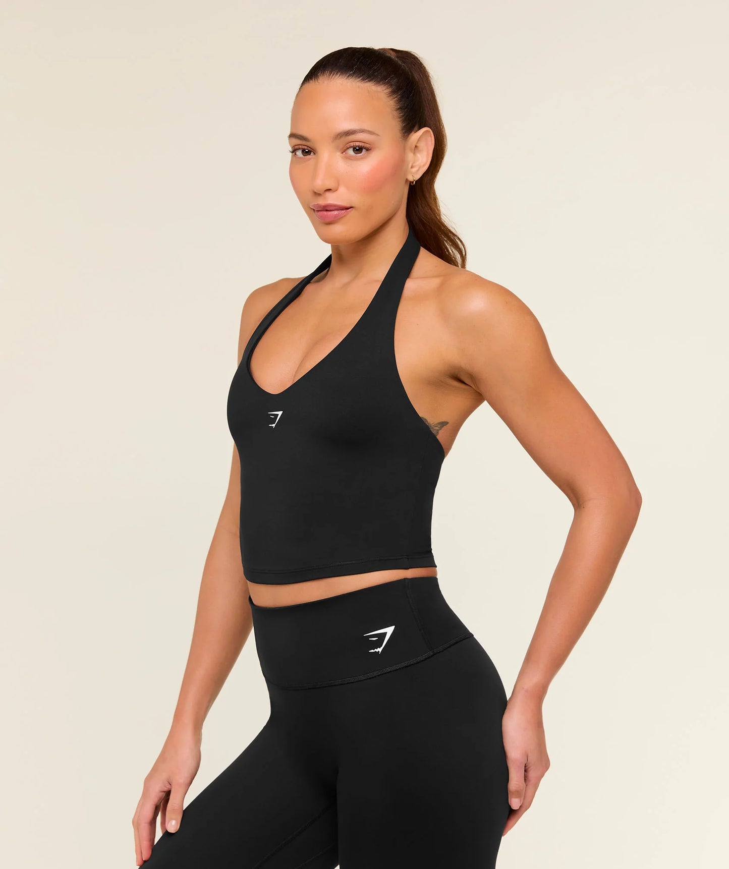 Crop Neck - Negro