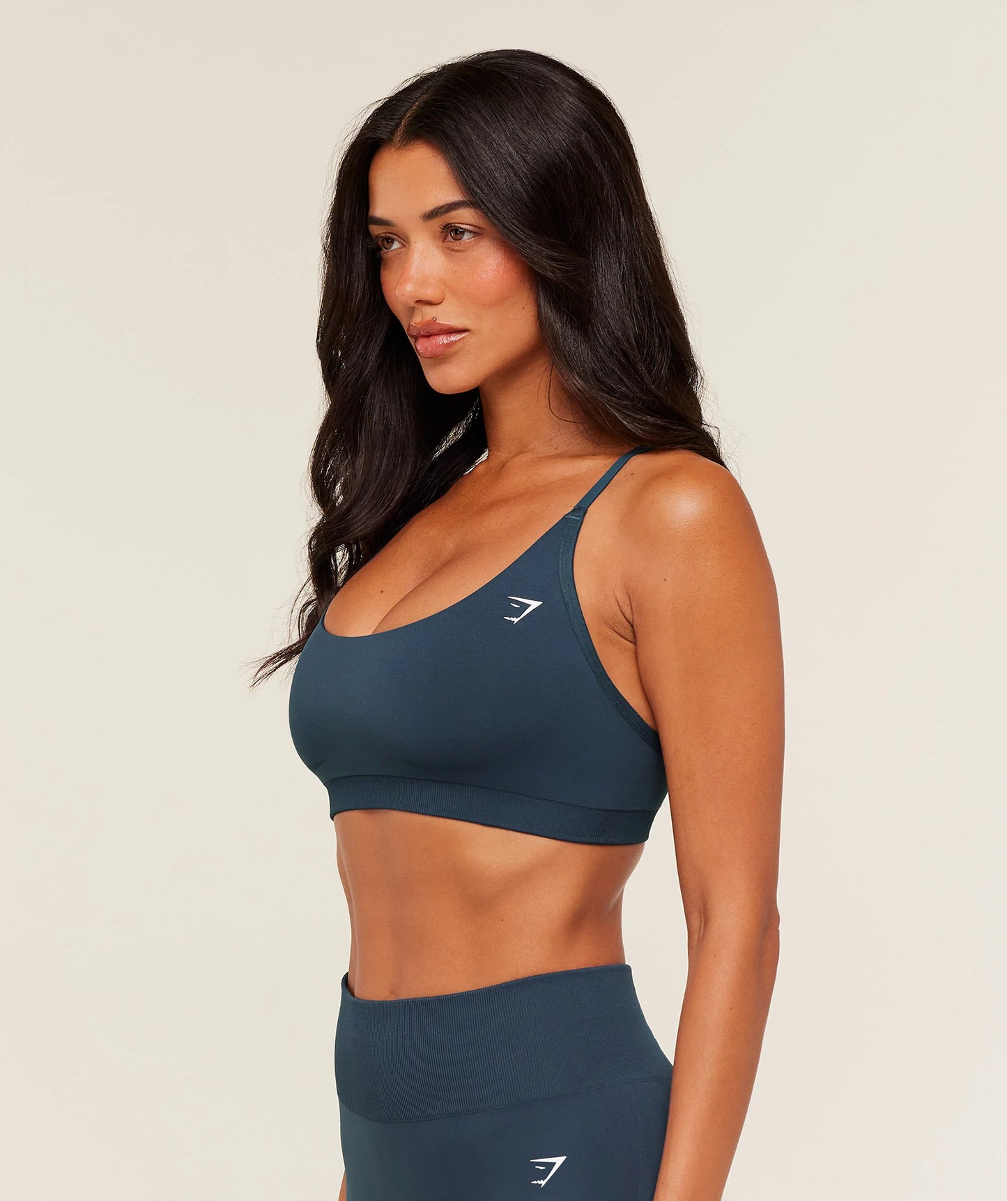 Bra Deportivo Racerback Sin Costuras - Azul