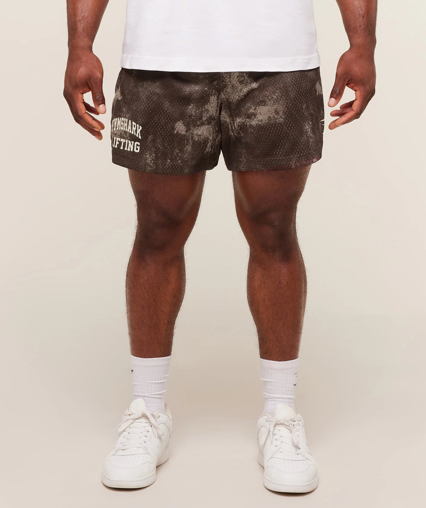 Short Malla 5 - Café Camo