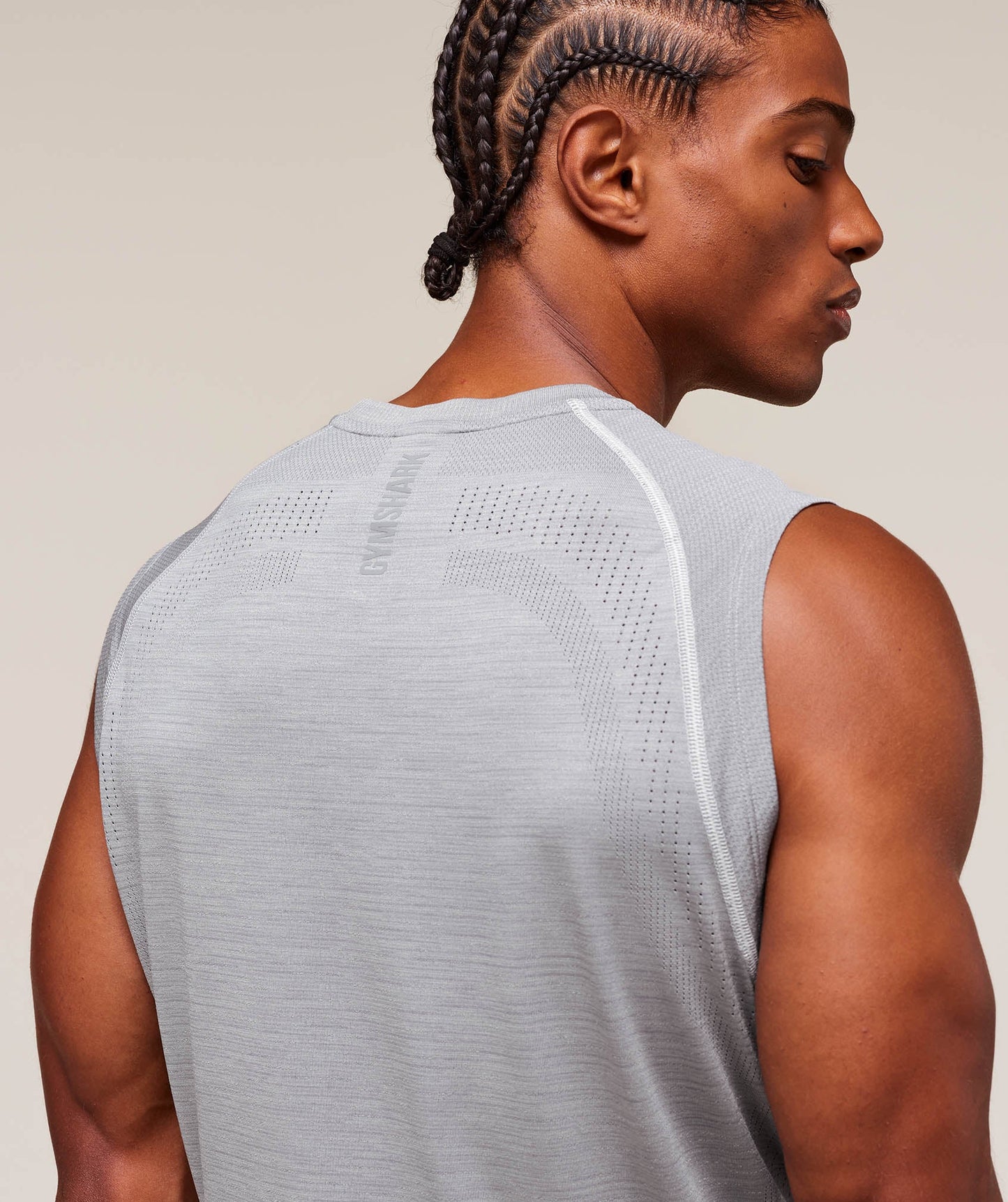 Tank Sin Costuras Versatile - Gris