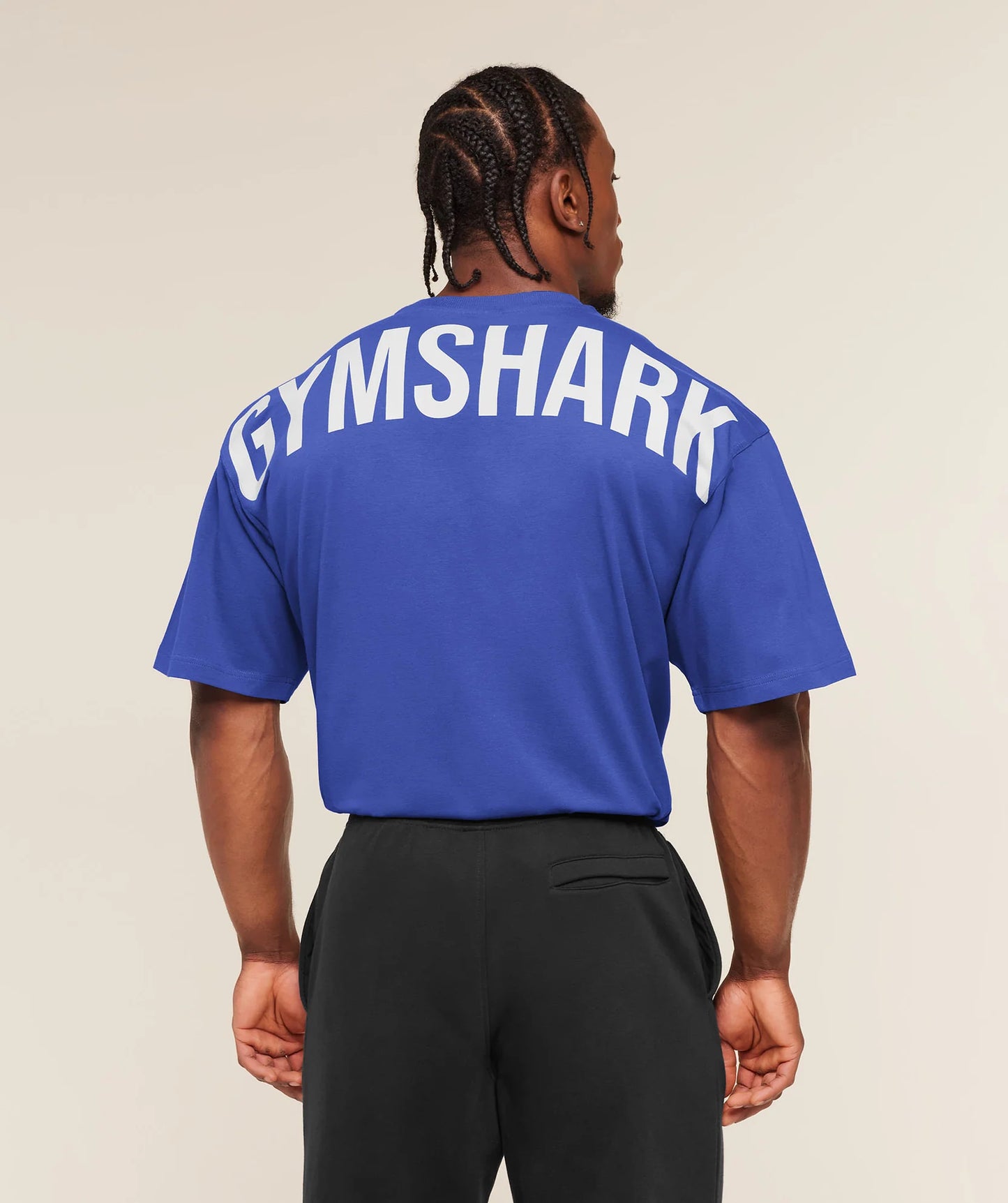 Playera Power - Azul/Blanco