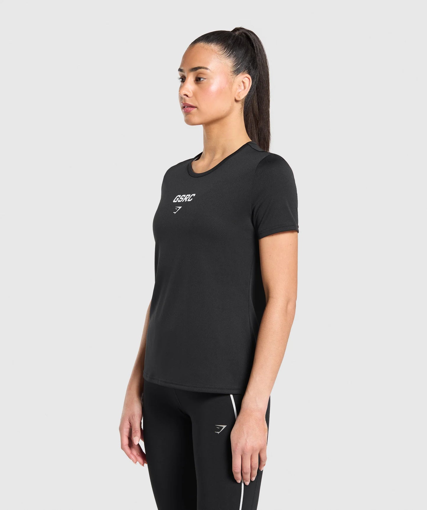Playera Para Correr - Negra