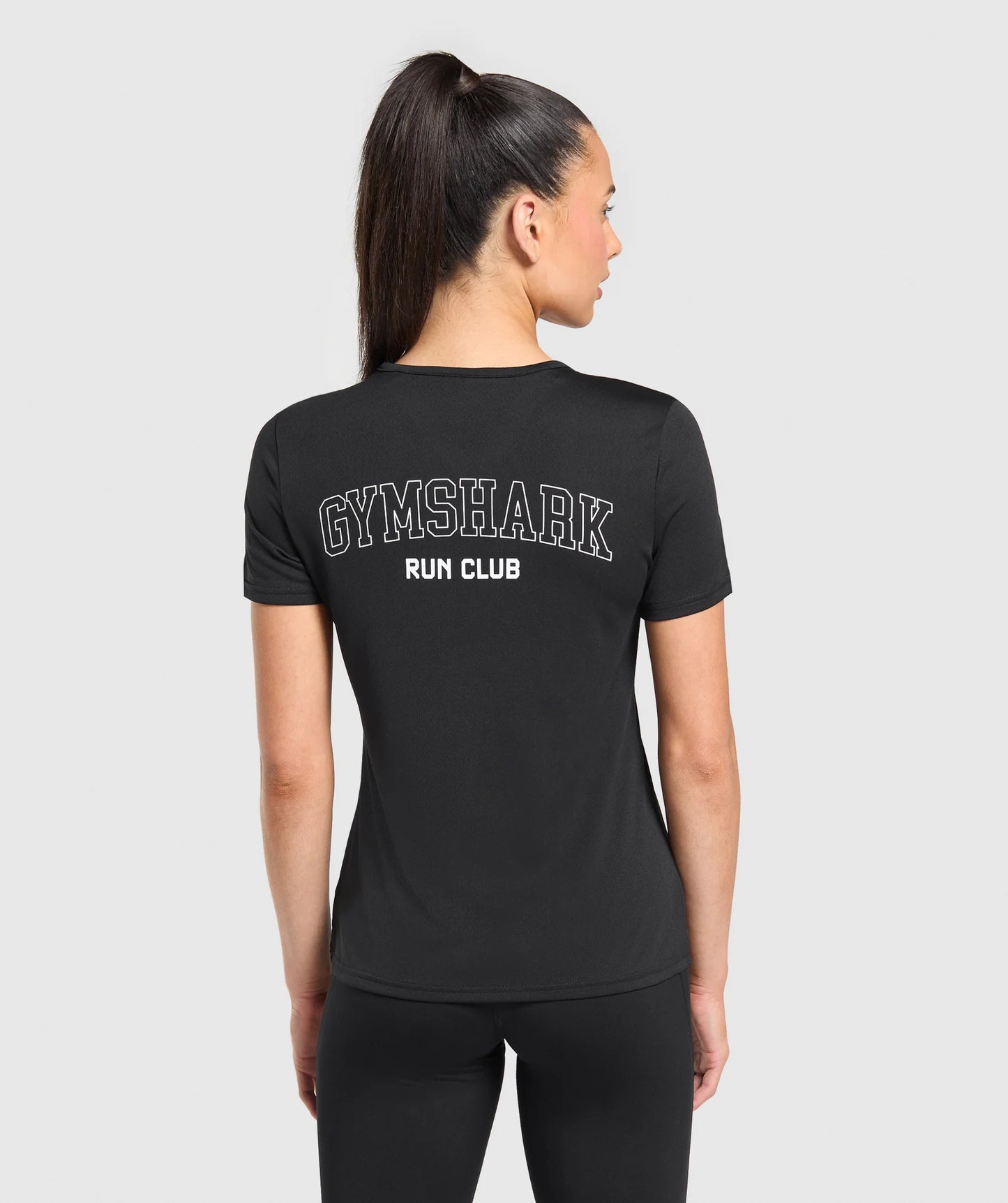 Playera Para Correr - Negra
