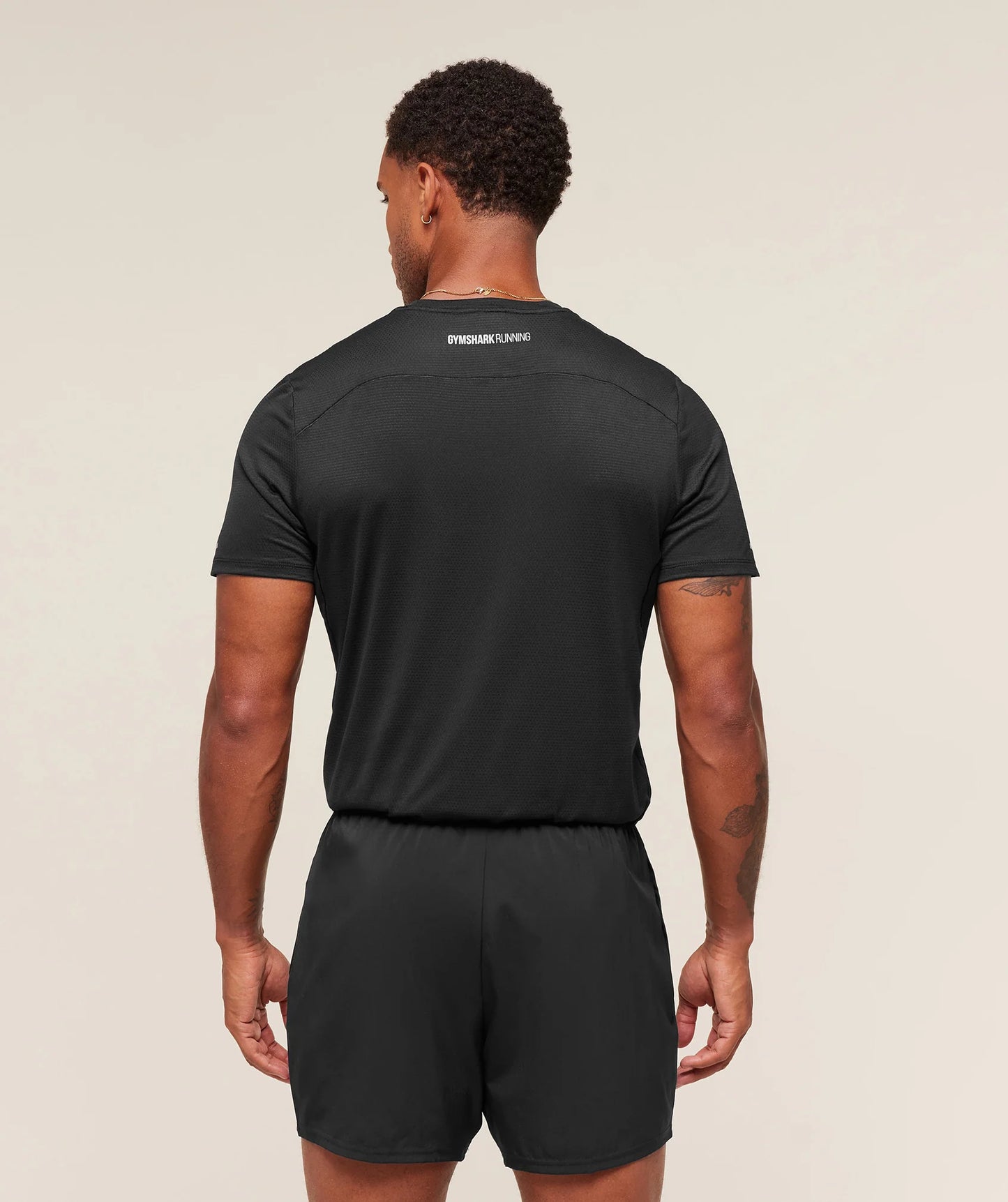 Playera Running - Negra