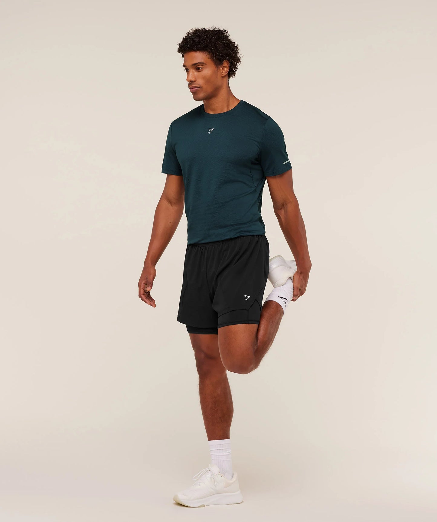 Playera Running - Azul petróleo