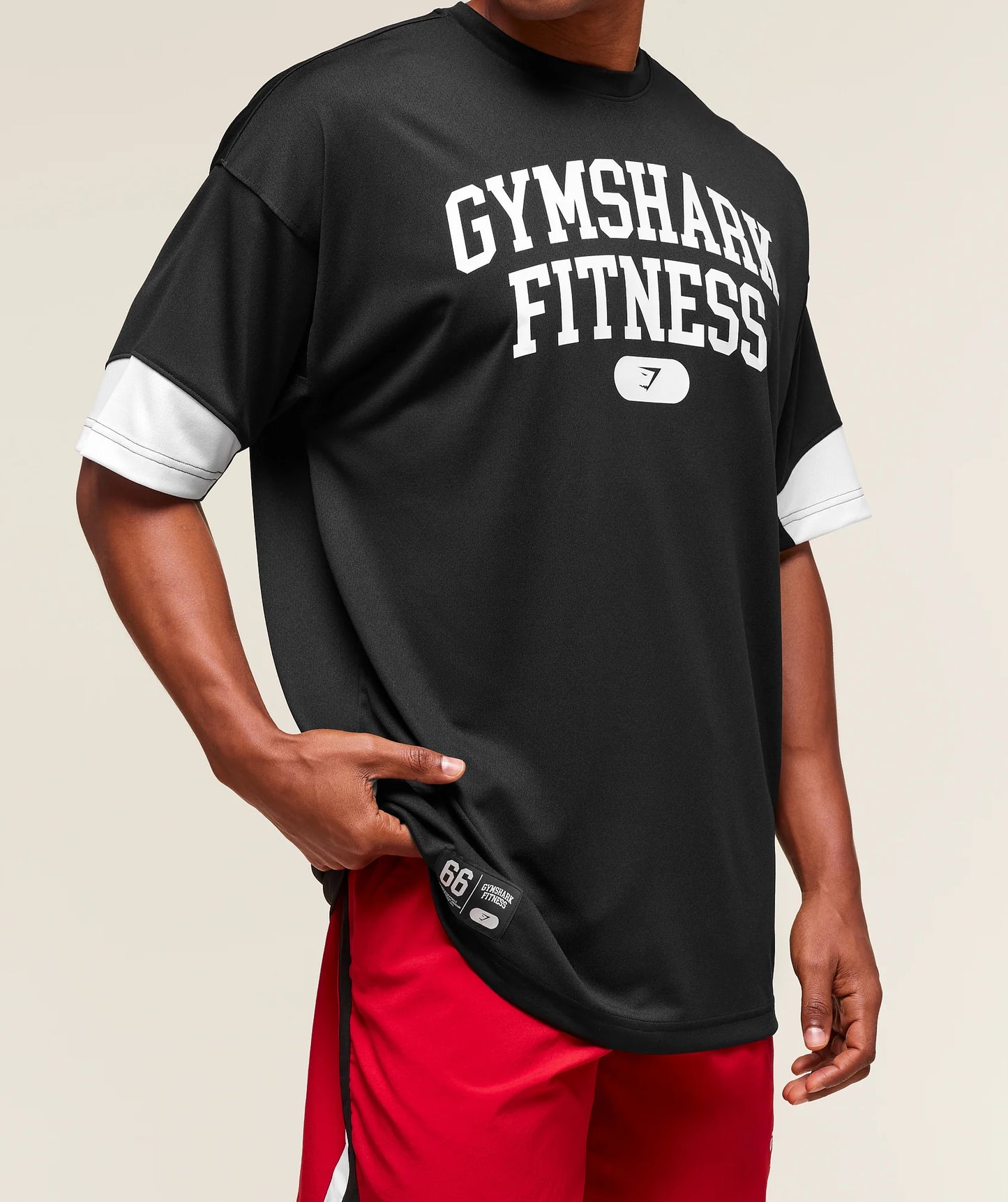 Playera Varsity - Negra