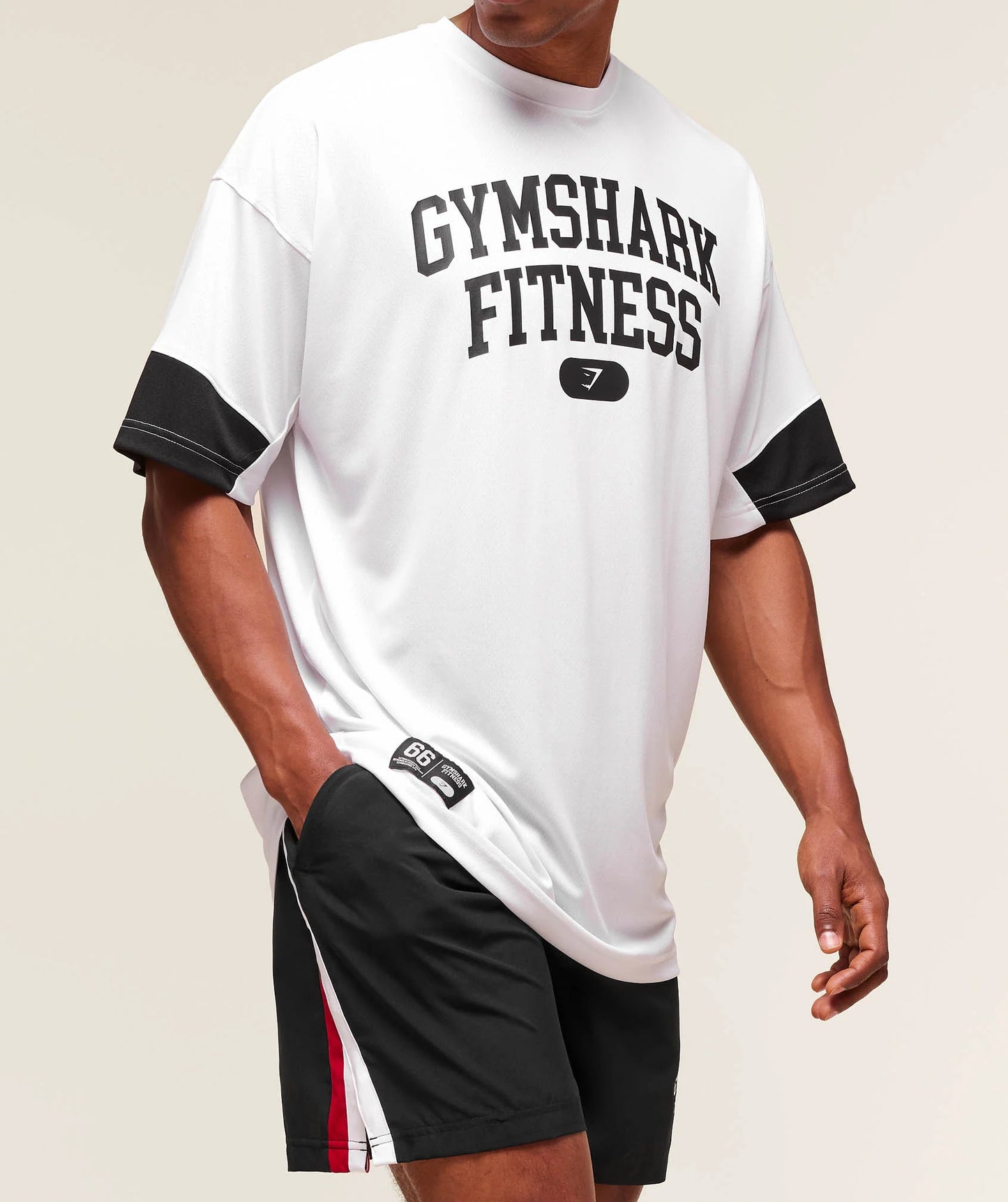 Playera Varsity - Blanca