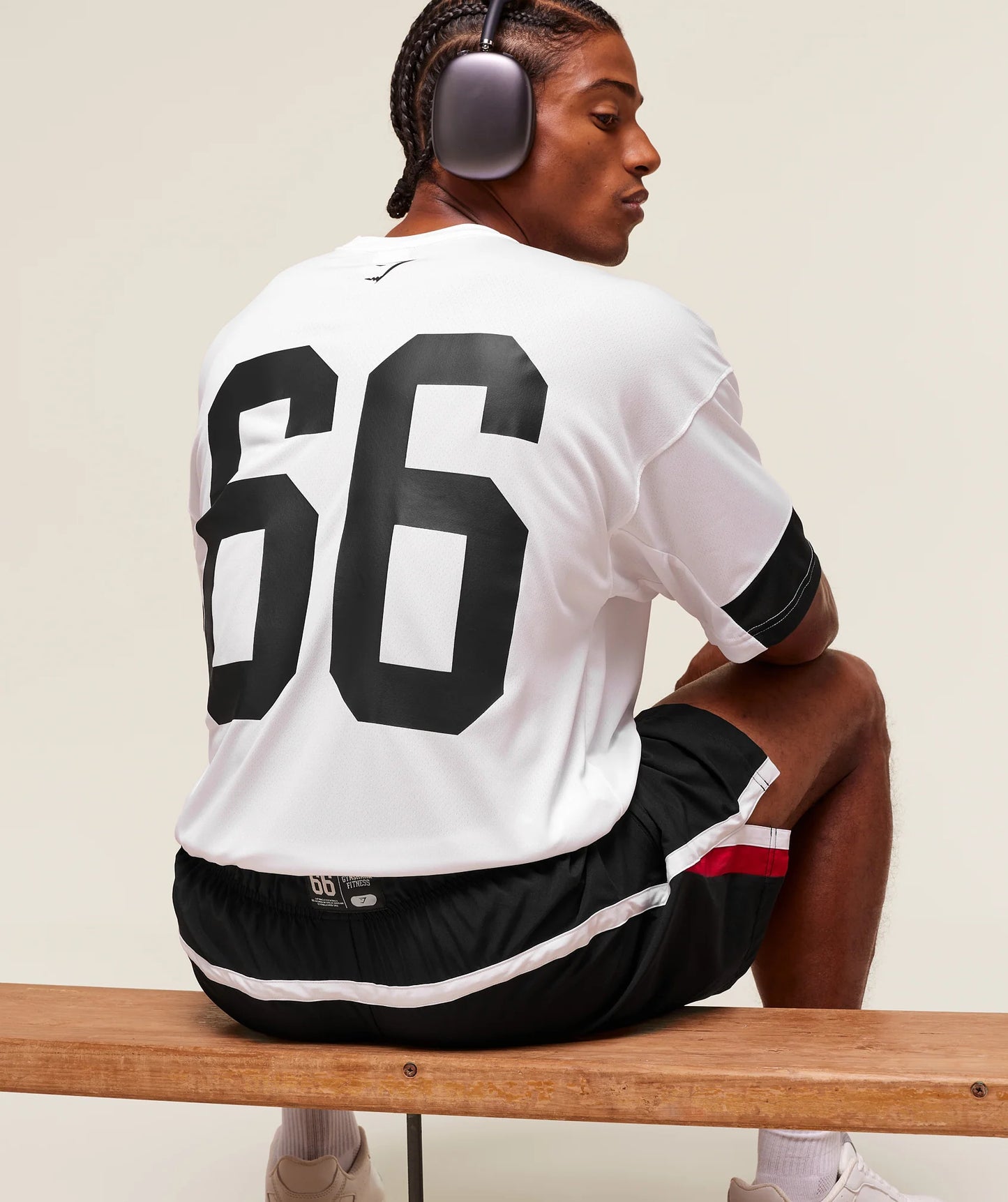 Playera Varsity - Blanca