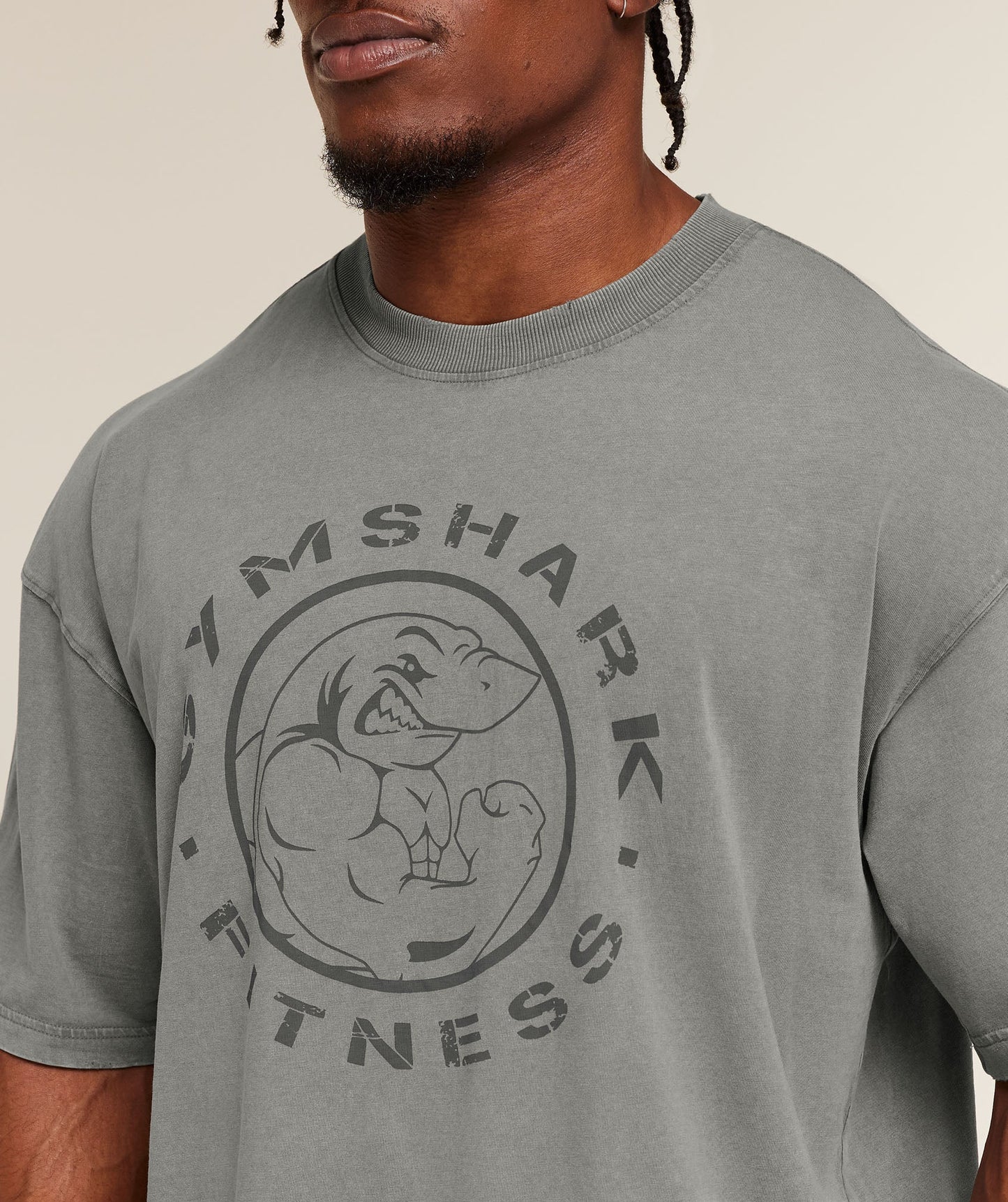 Playera Legacy Oversized - Gris