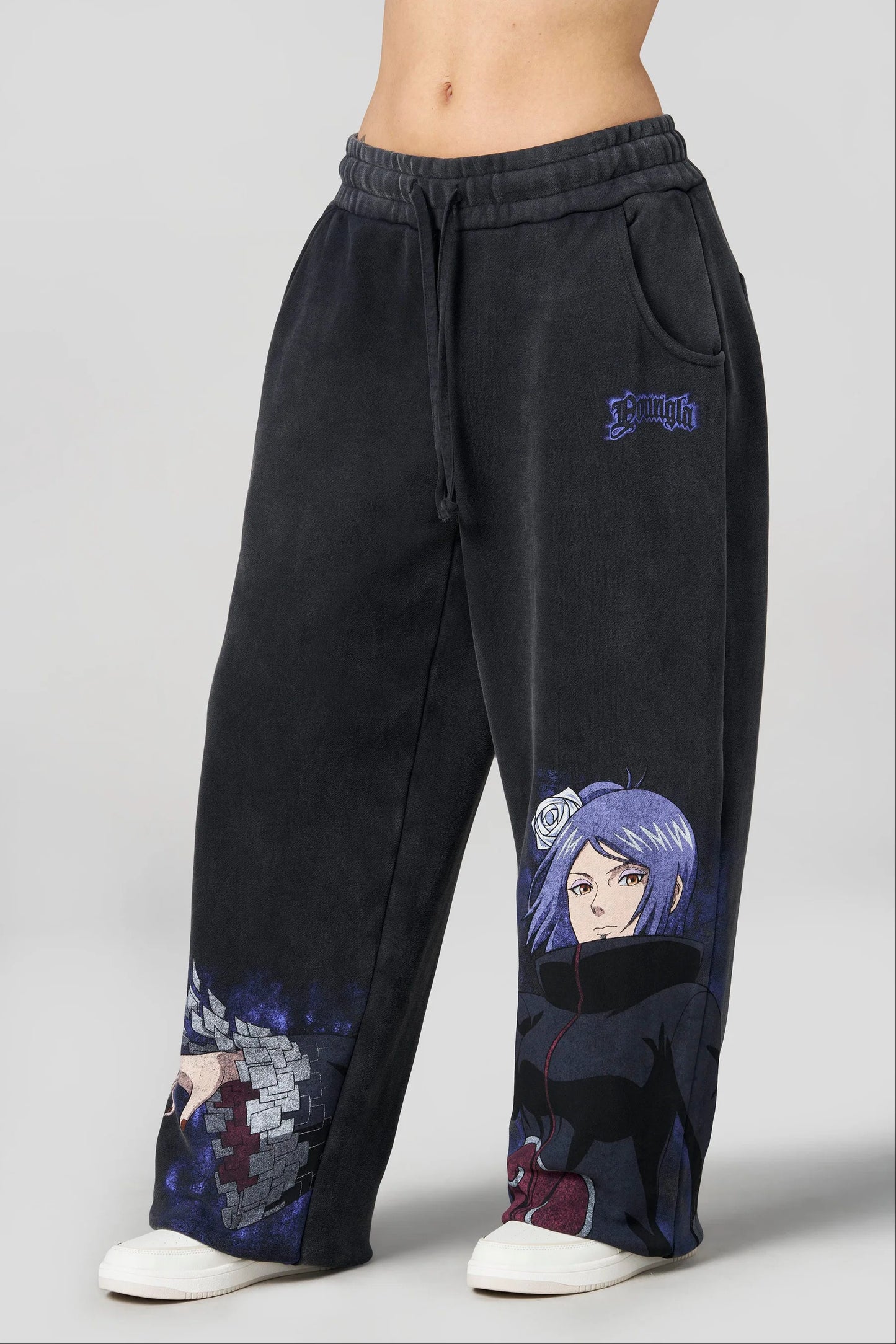 Jogger X Naruto - Negro Deslavado