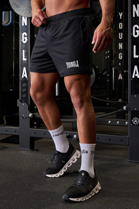 Short Aero Malla - Negro