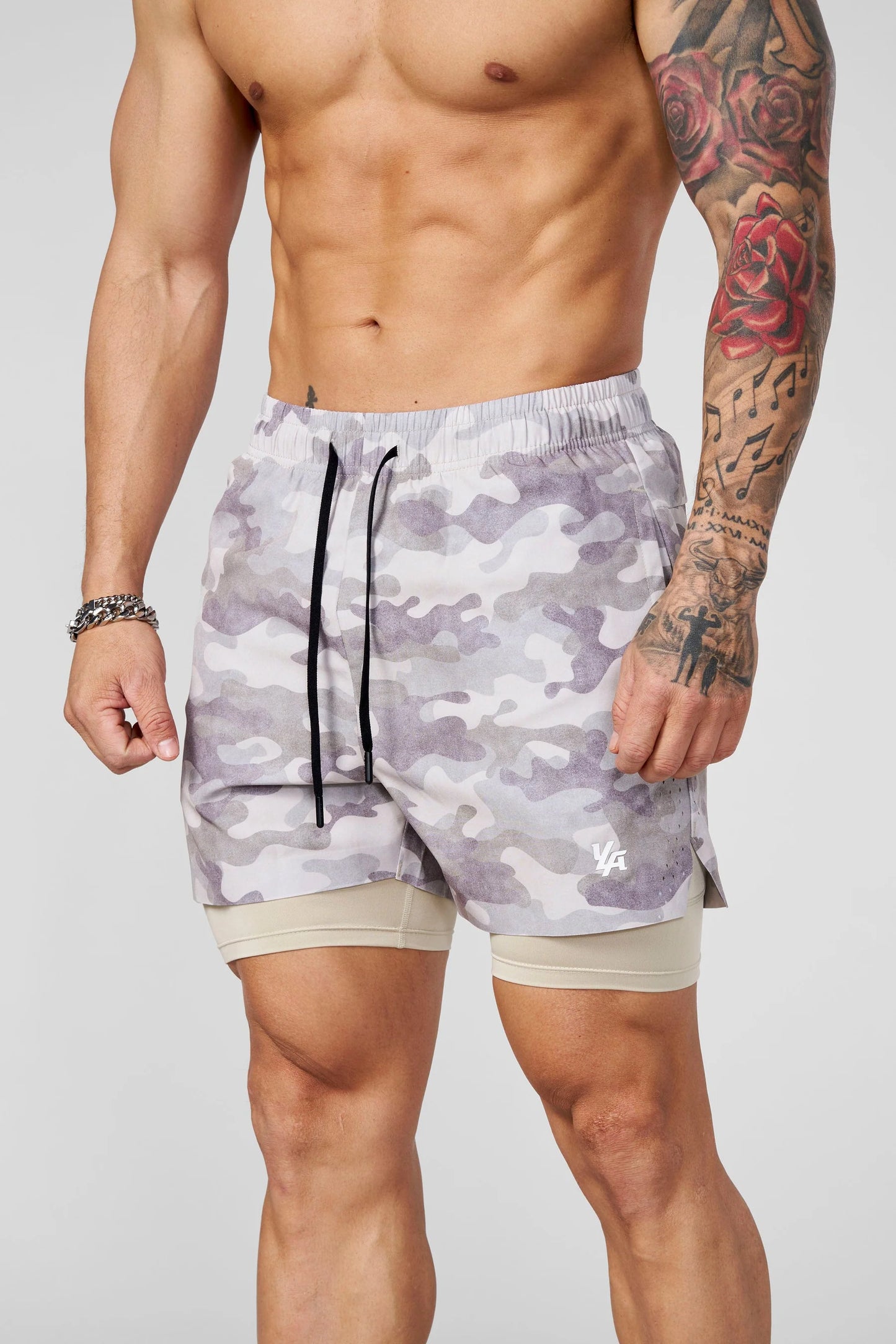Short Deportivo Apex - Café Camo