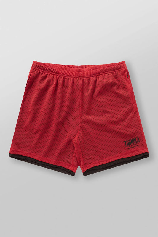 Short Doble Malla - Rojo