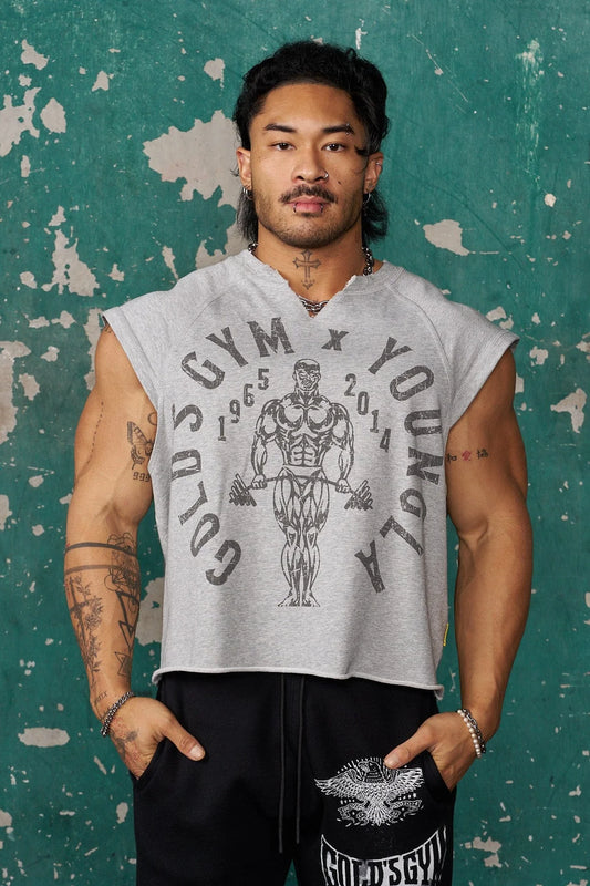 Tank Golds Gym - Gris