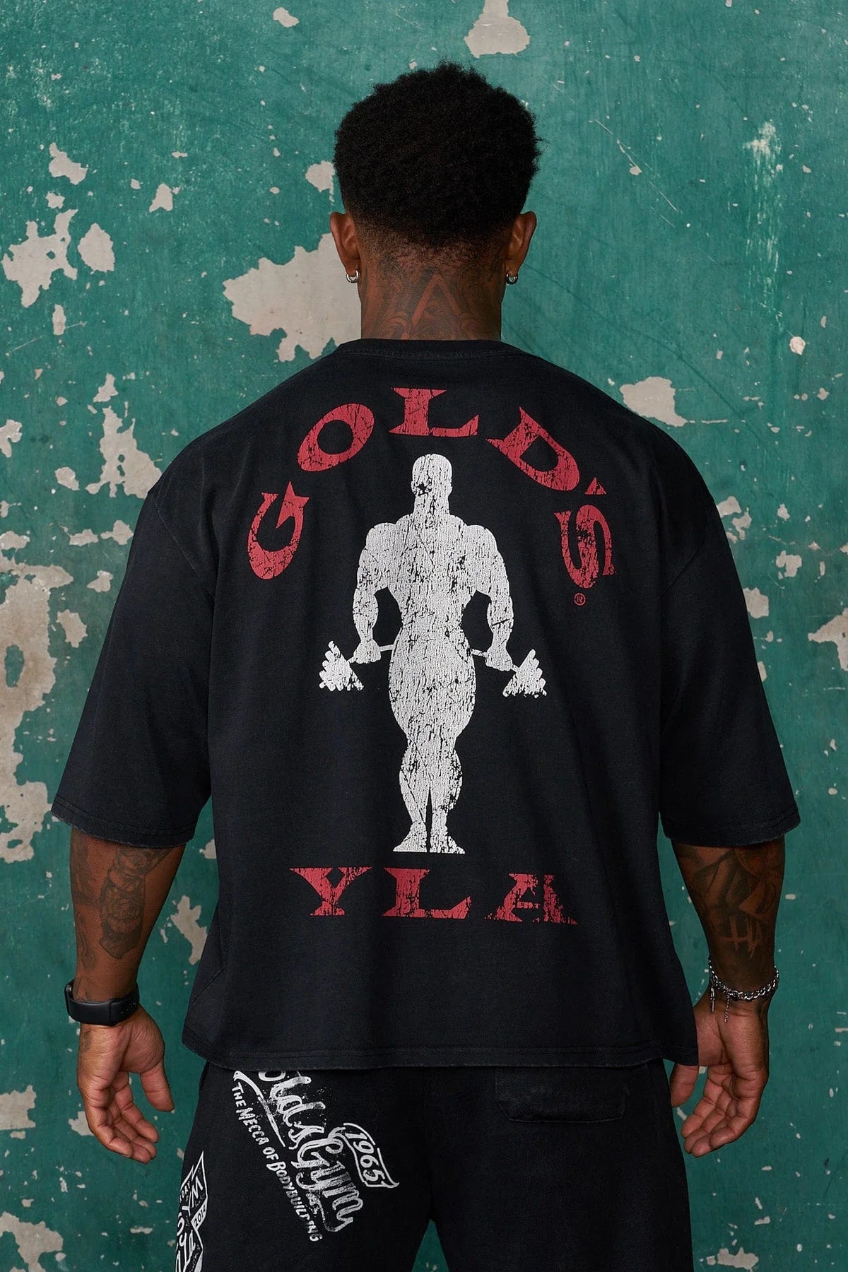 Playera Golds Gym - Negra