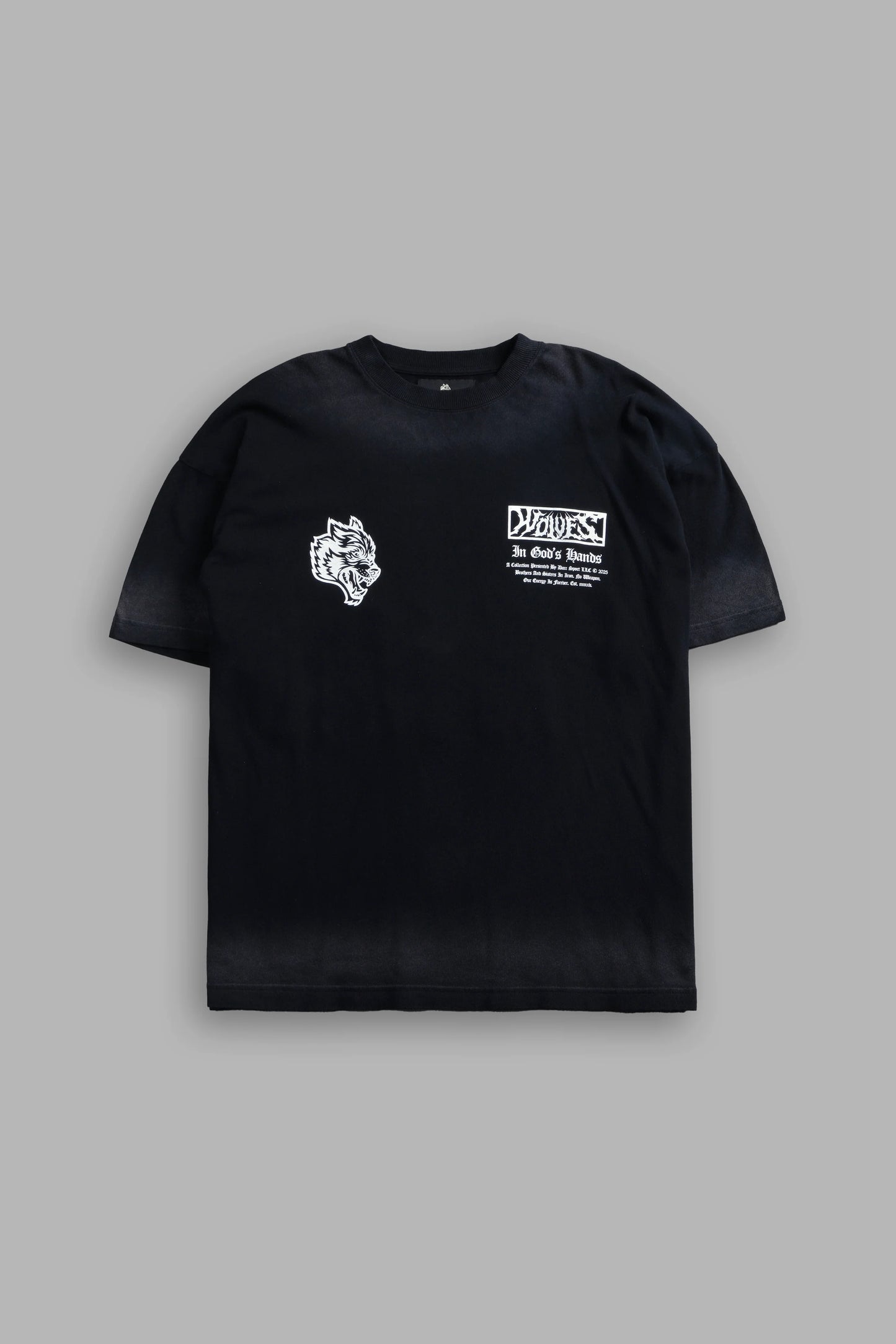 Playera Horseman Oversized - Negra